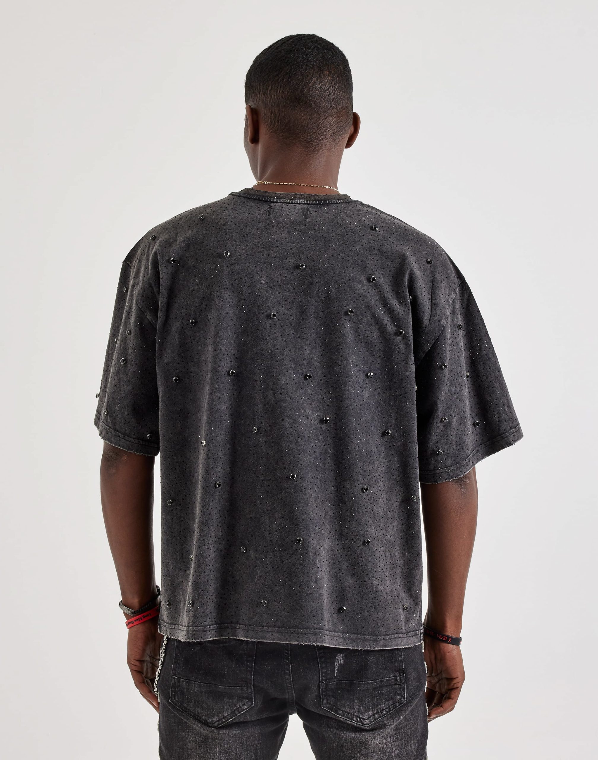 Preme Diamond Rhinestone Tee - Image 3