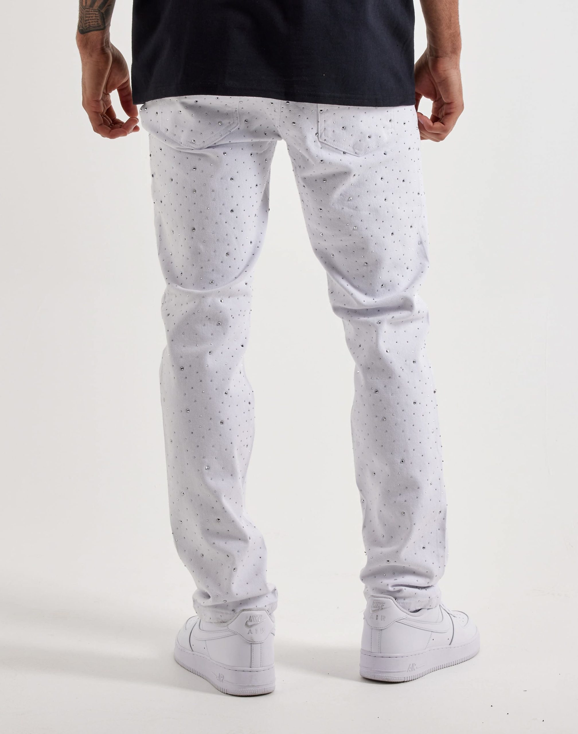 Preme Gemstone Slim Denim Jeans - Image 4