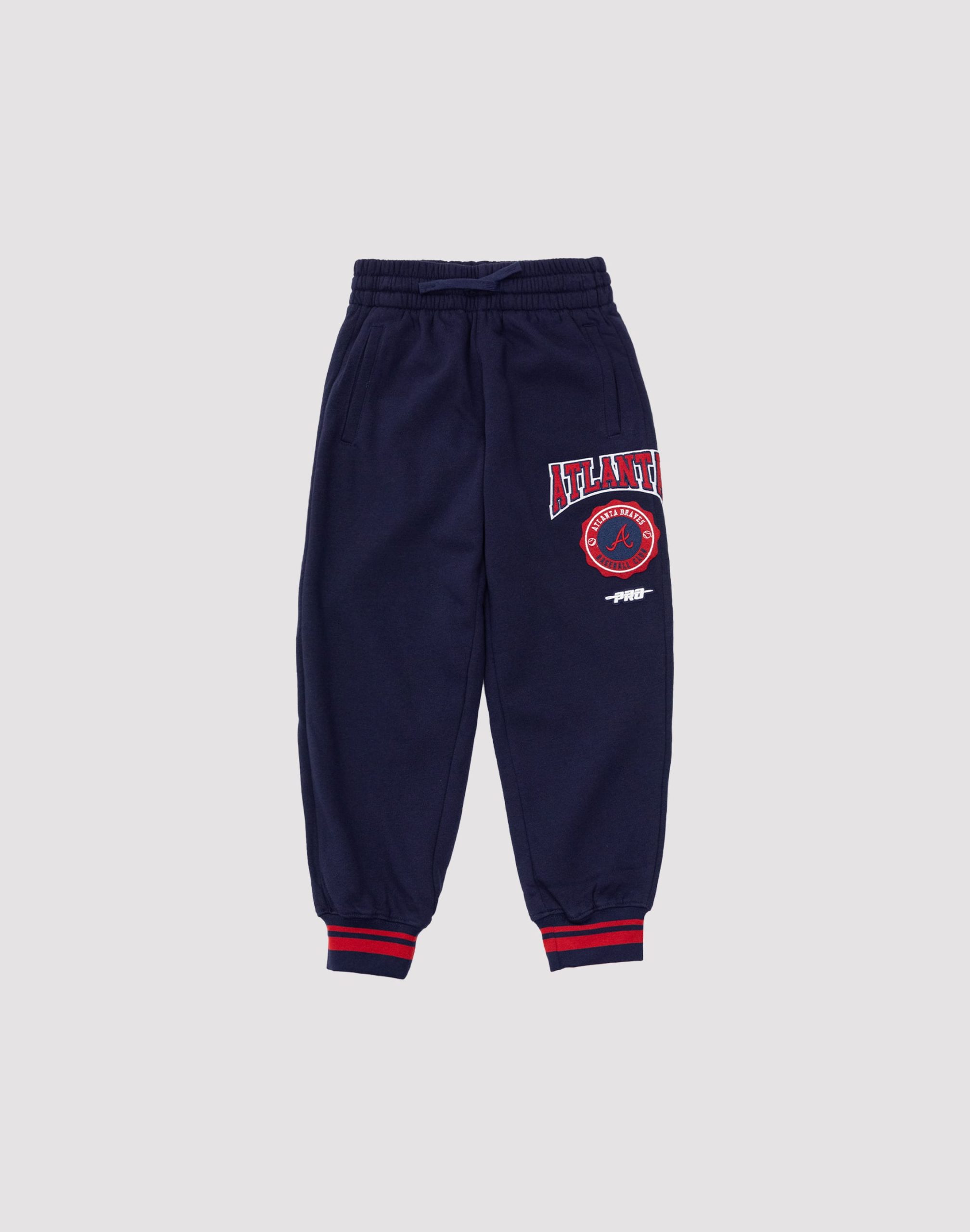 Pro Standard MLB Atlanta Braves Crest Fleece Joggers Grade-School