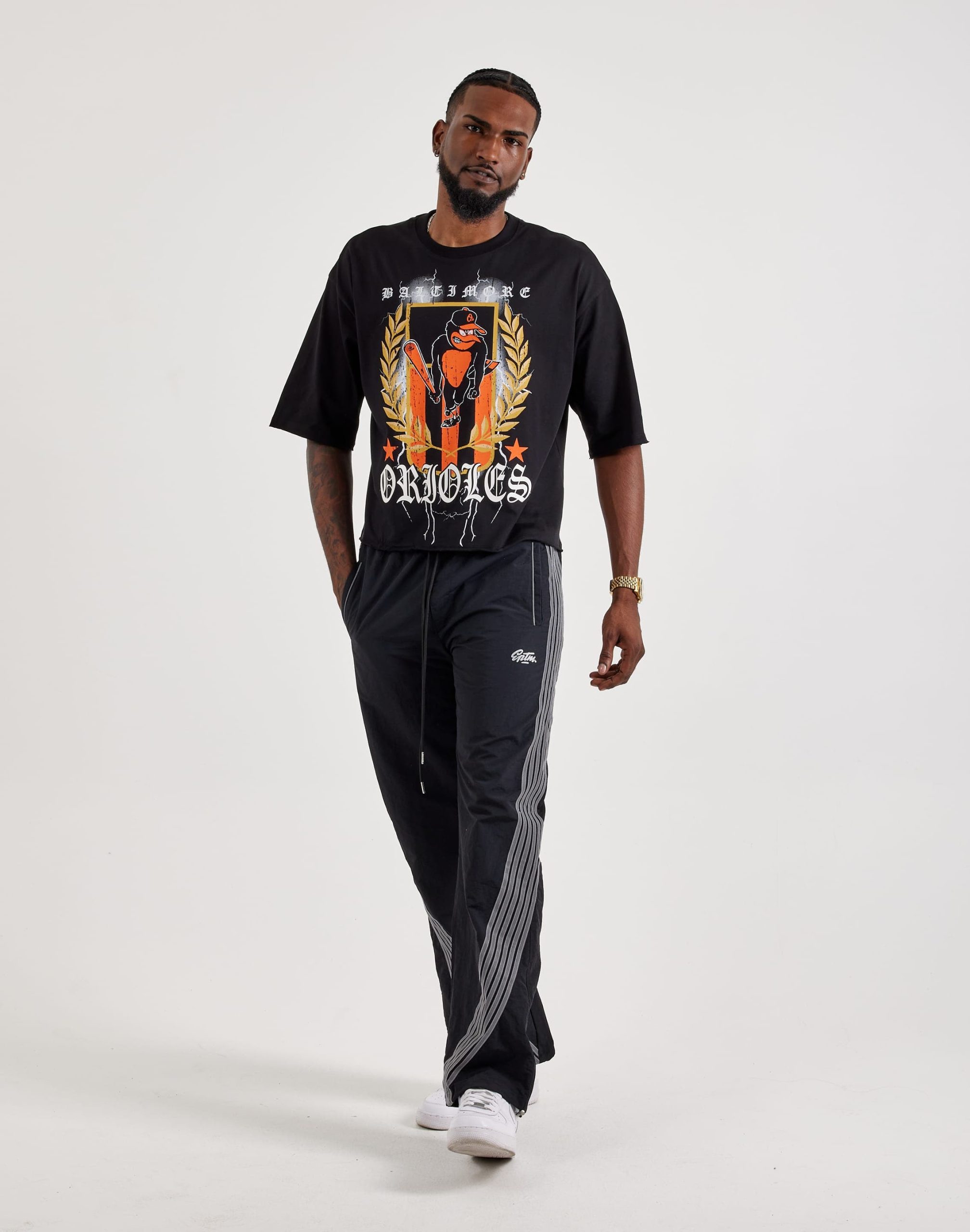 Pro Standard MLB Baltimore Orioles Crest Tee - Image 4