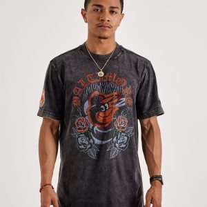 Pro Standard MLB Baltimore Orioles Rhinestone Tee