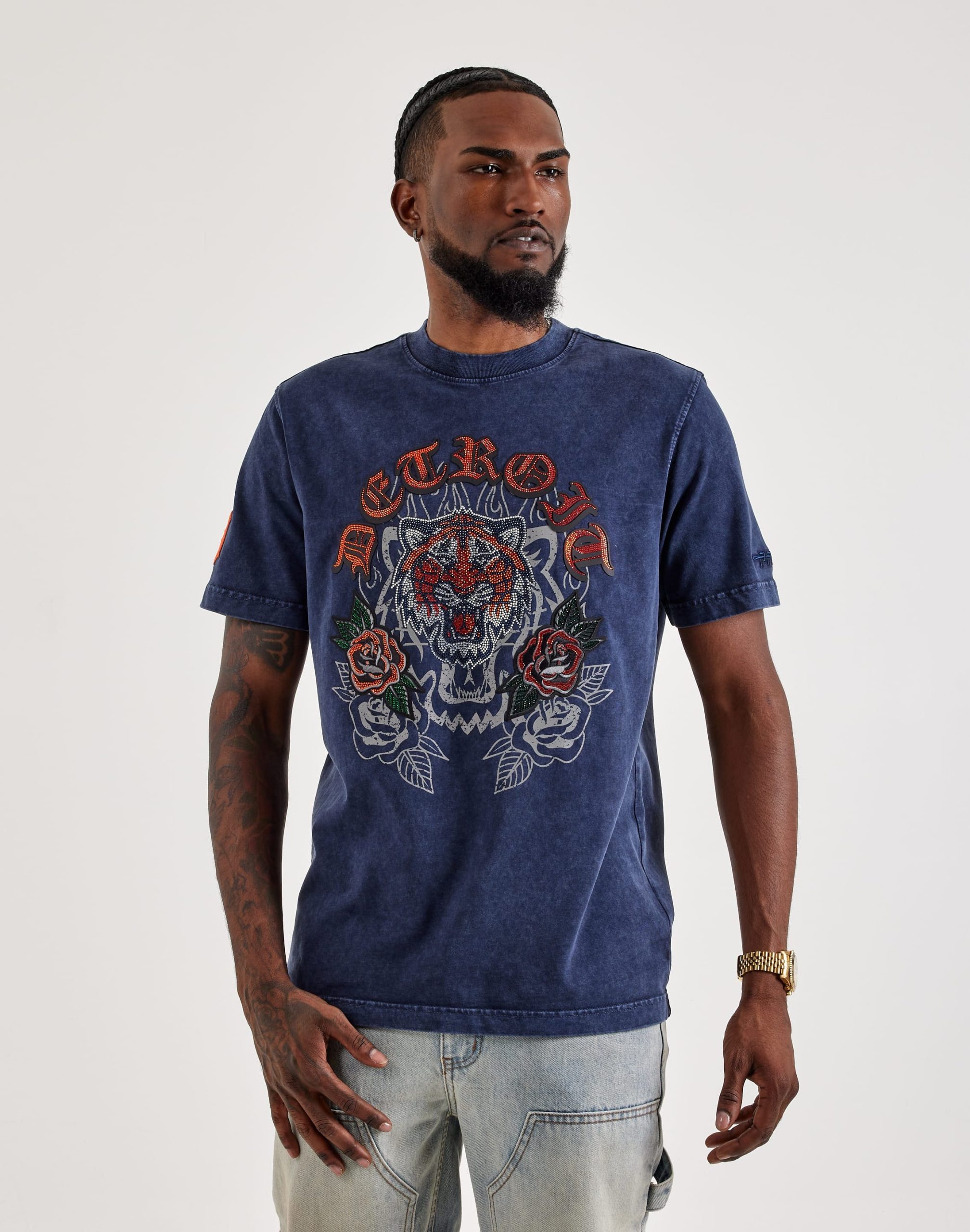 Pro Standard MLB Detroit Tigers Rhinestone Tee