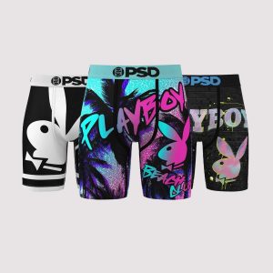 Psd Underwear Playboy Boxer Briefs 3-Pack