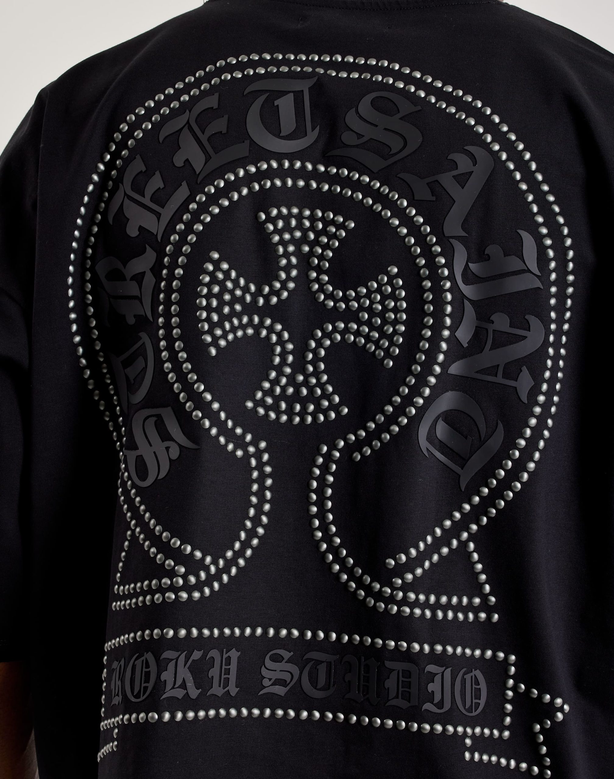 Roku Studio Saint Cropped Studded Tee - Image 3