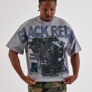 Roku Studio Black Reign Cropped Tee