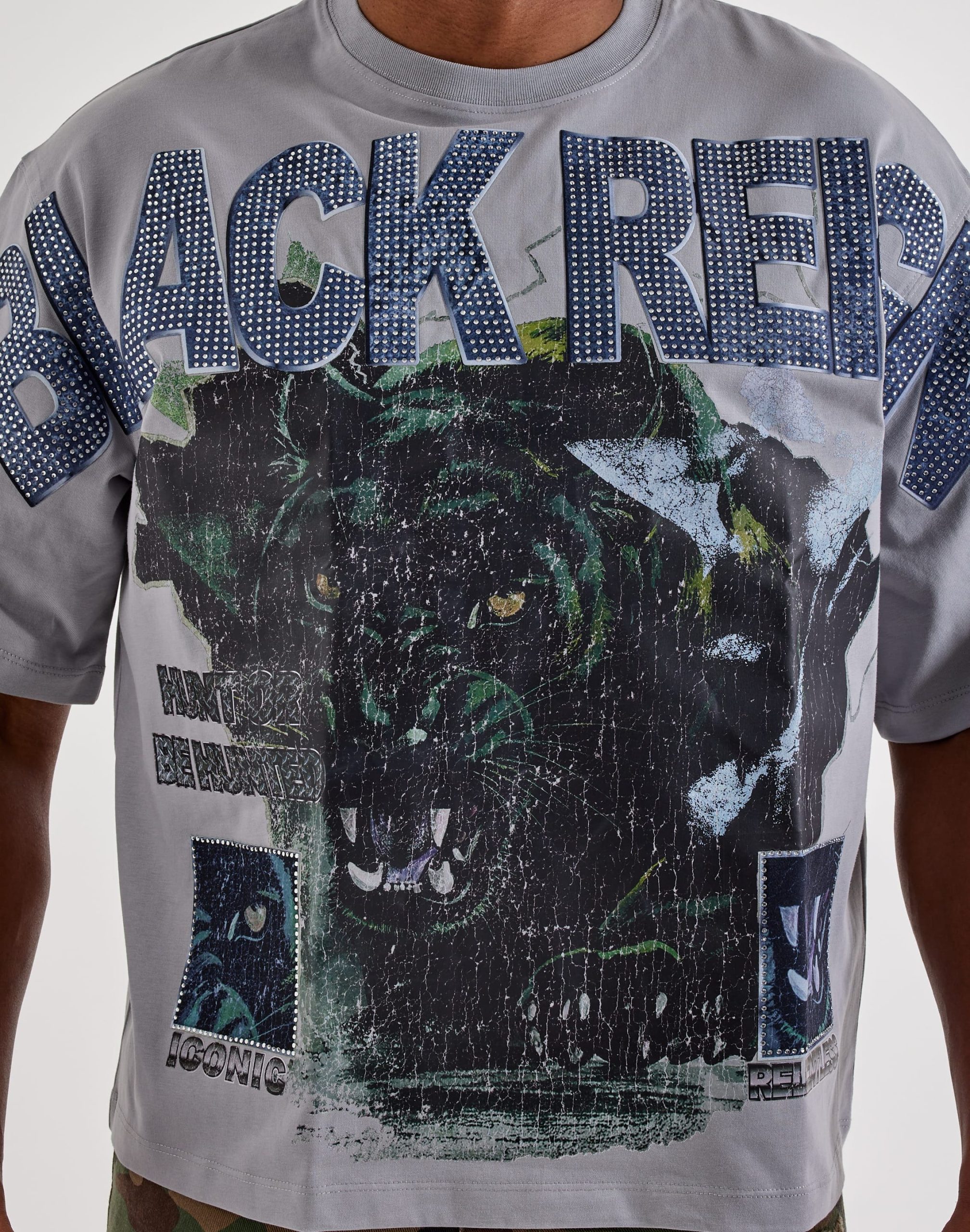 Roku Studio Black Reign Cropped Tee - Image 2