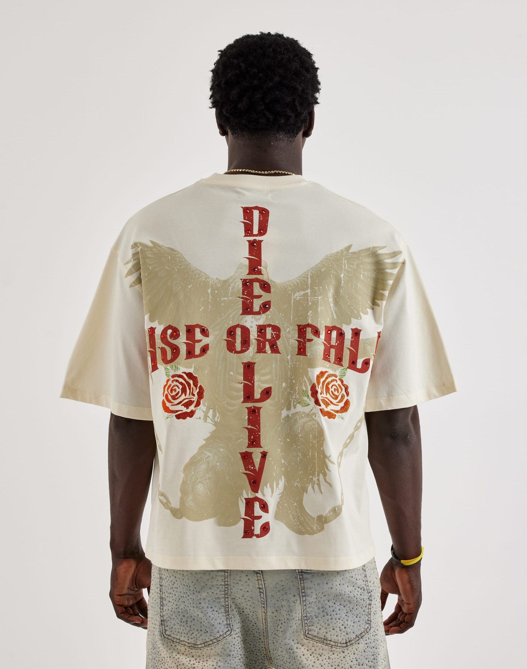 Roku Studio Rise Or Fall Cropped Tee - Image 2