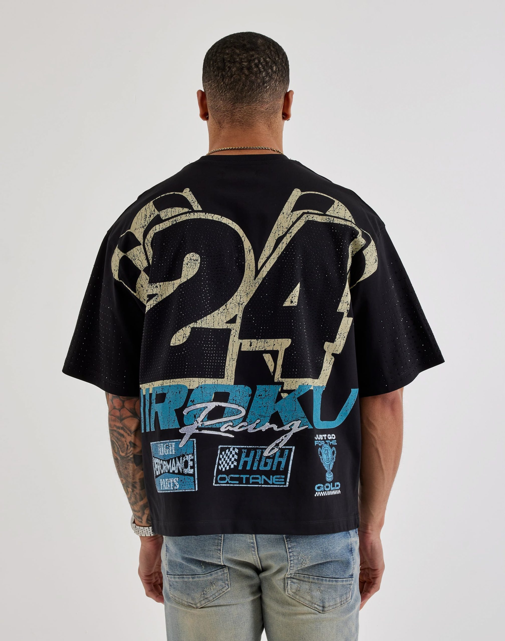 Roku Studio Just Go For The Gold Cropped Tee - Image 2