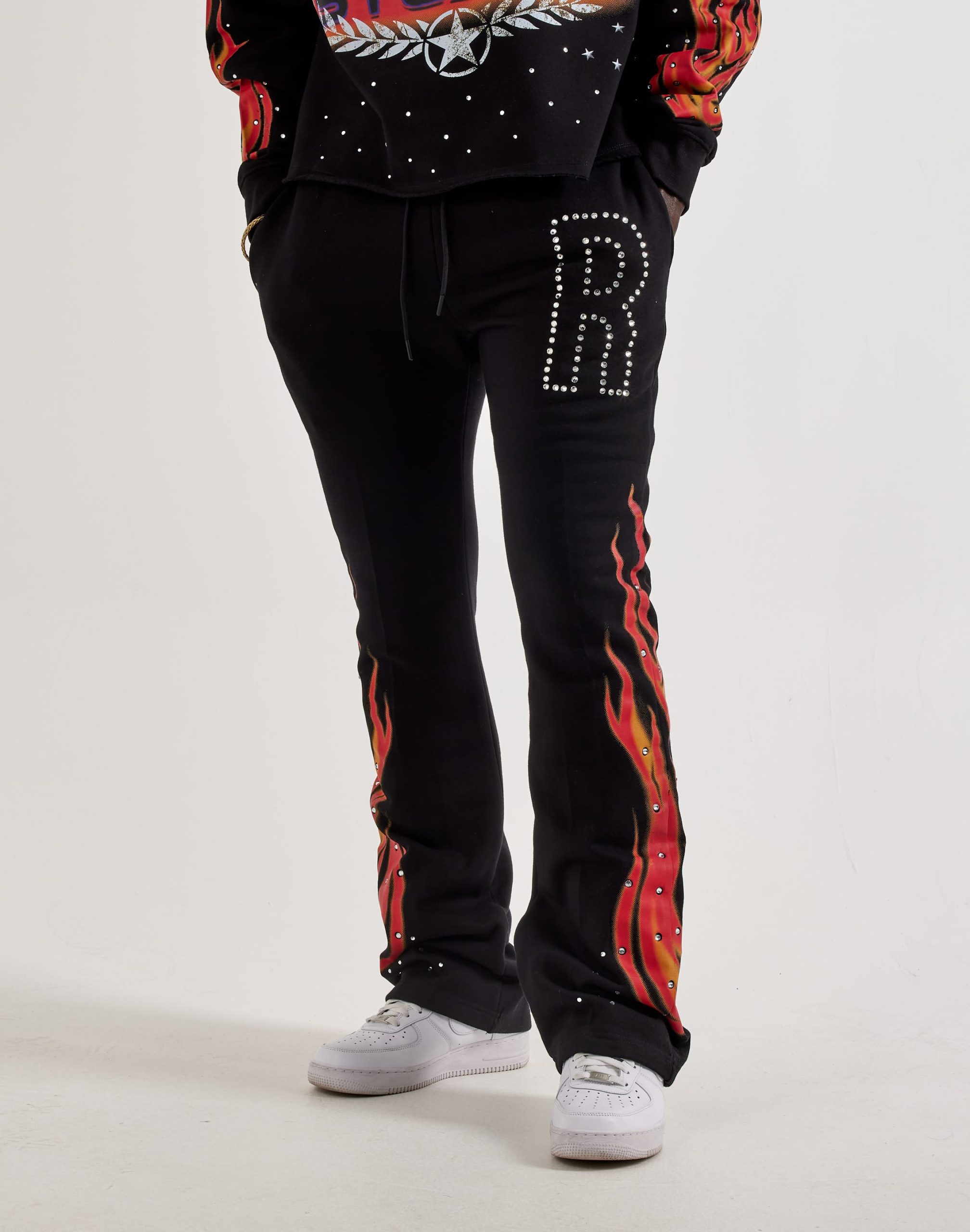 Roku Studio Airbrush Flame Pants - Image 2