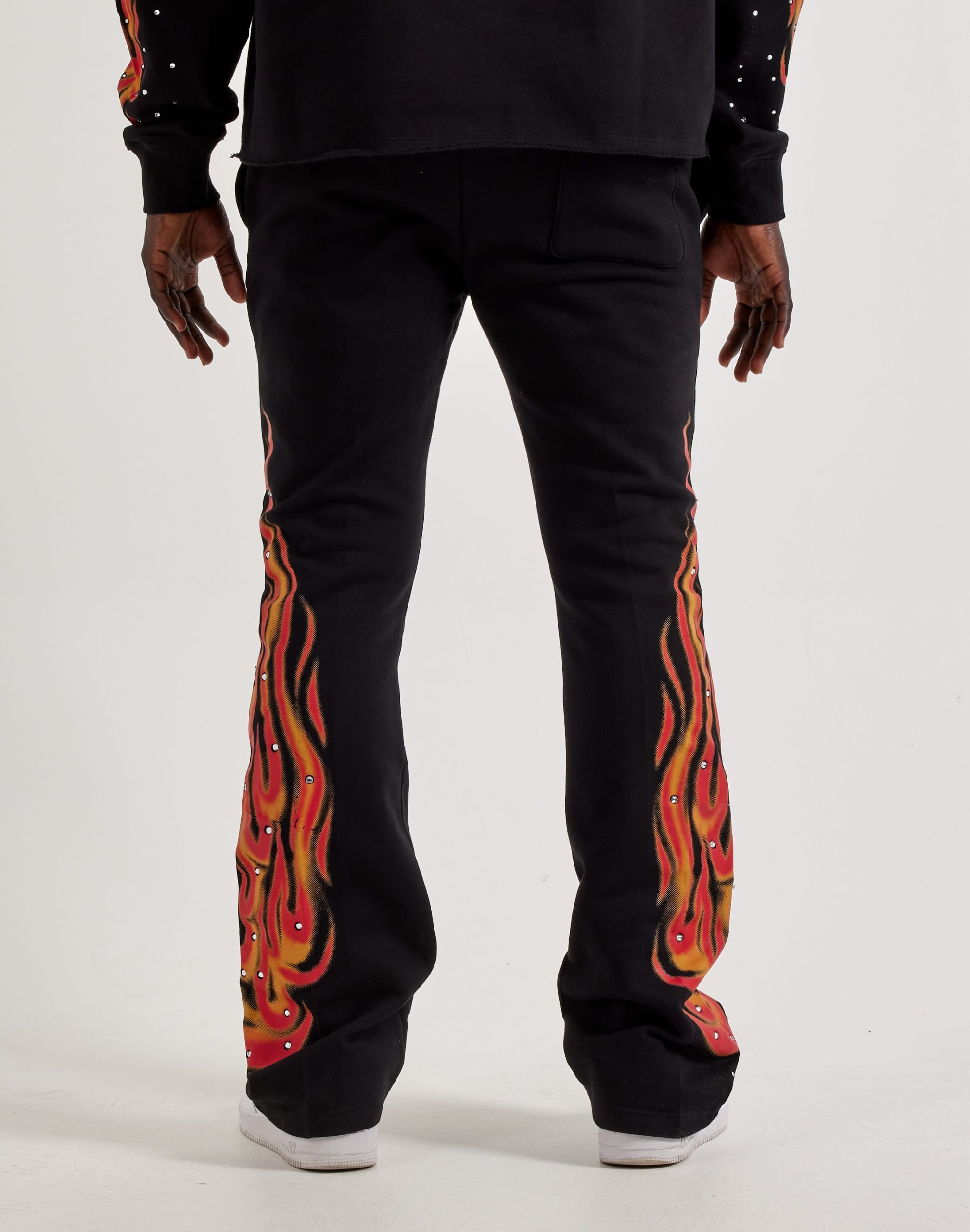 Roku Studio Airbrush Flame Pants - Image 4