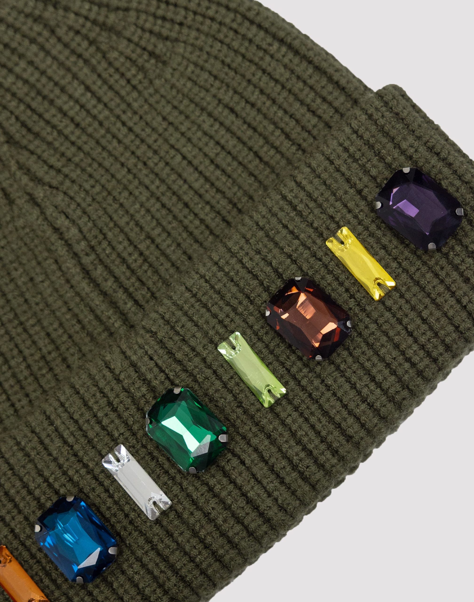 Sheisty Crystal Cuff Beanie - Image 3