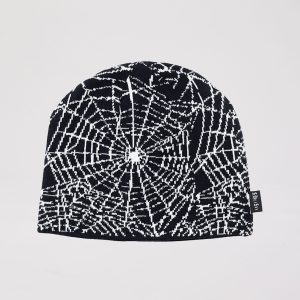 Sheisty Spider Web Reversible Beanie