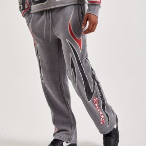 Smoke Rise Fleece Sporty Flared Sweatpants