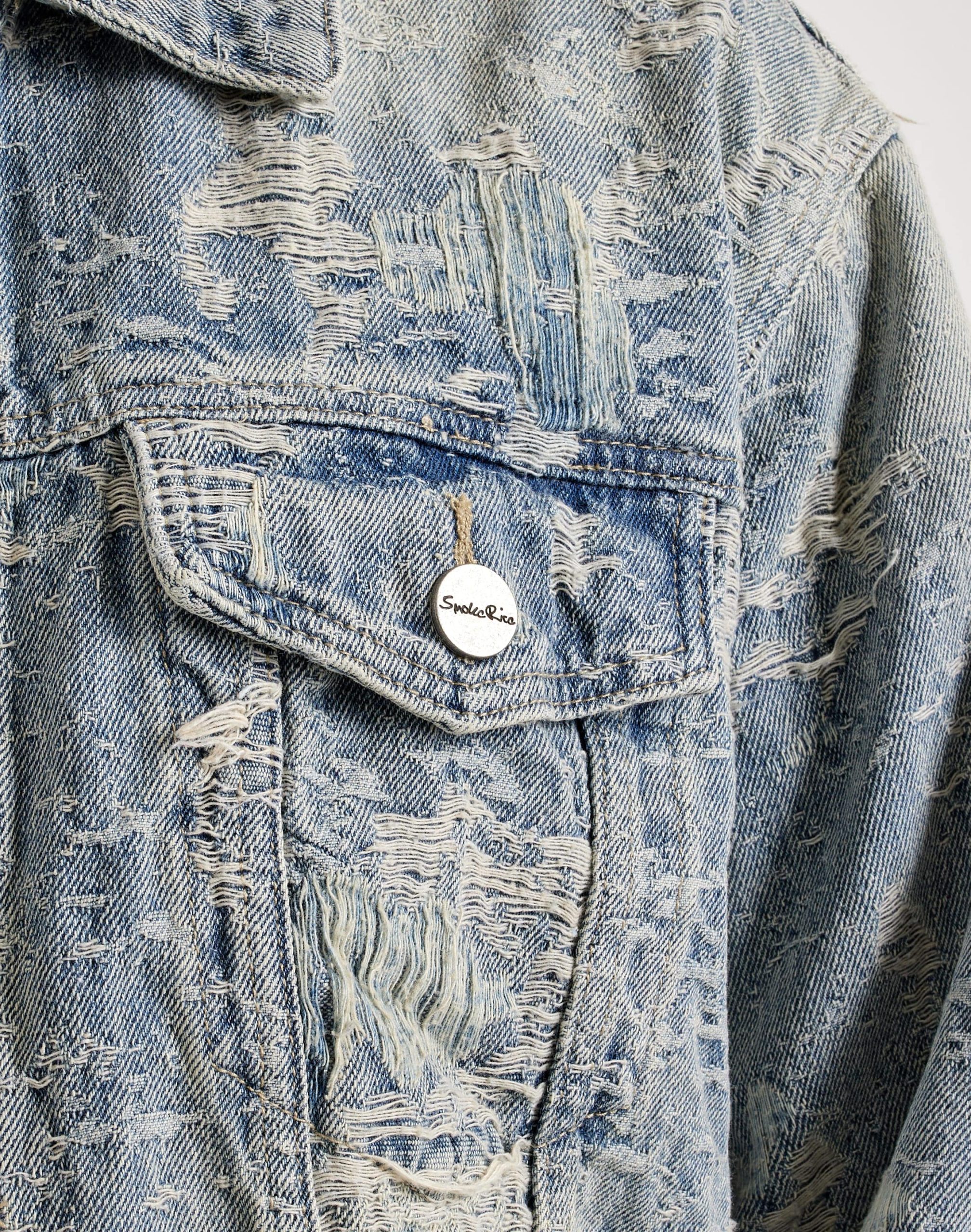 Smoke Rise Distressed Denim Jacket - Image 2