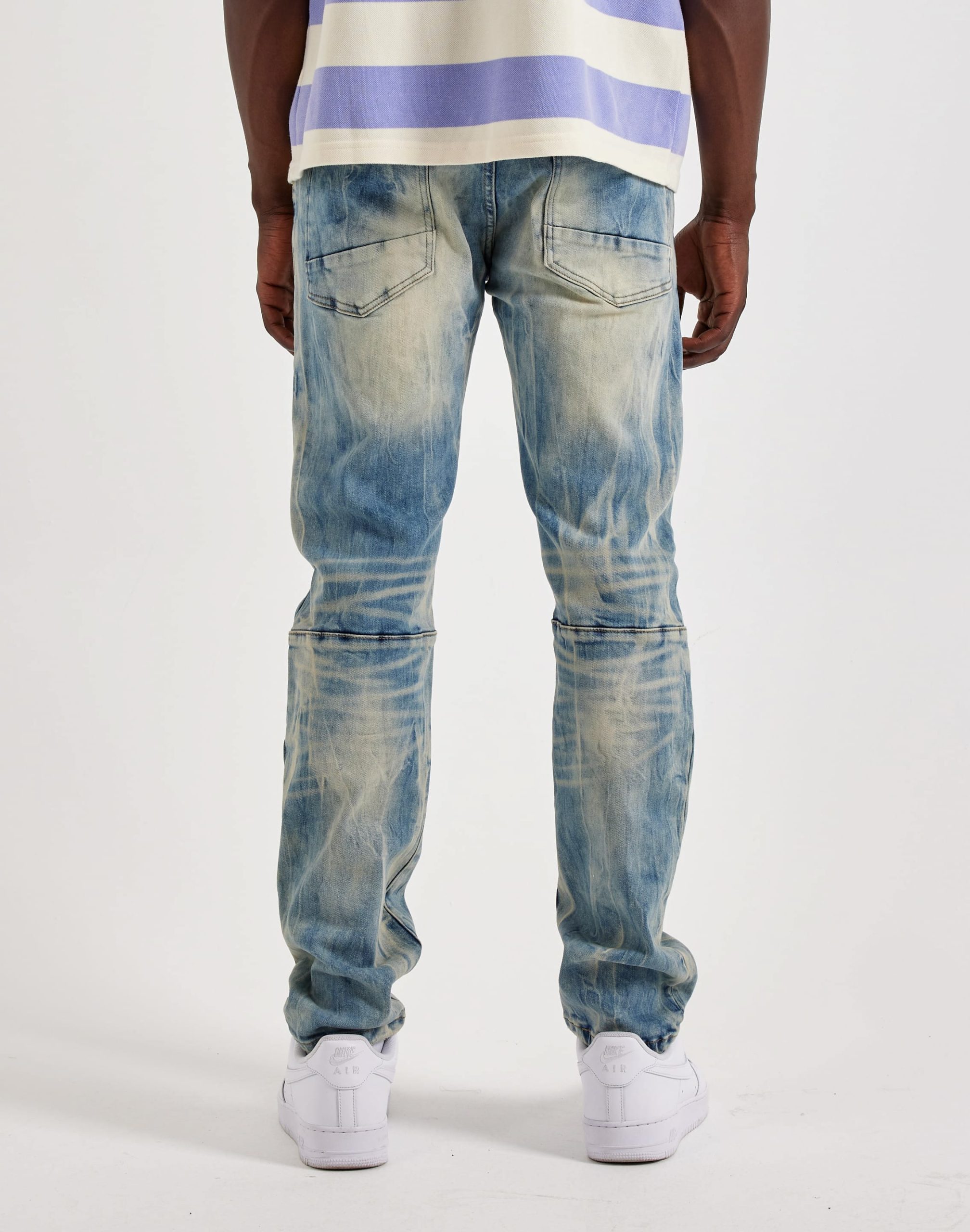 Smoke Rise Vintage Slim Knicking Distressed Denim Jeans - Image 4