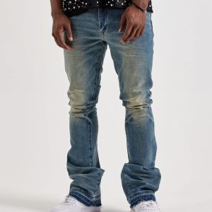 Smoke Rise Stacked Denim Jeans