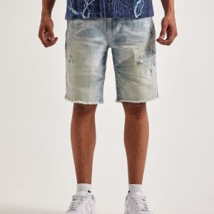 Smoke Rise Distressed Denim Shorts