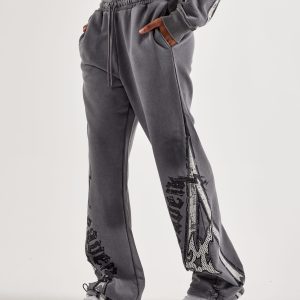 Smoke Rise Wide-Leg Fleece Sweatpants