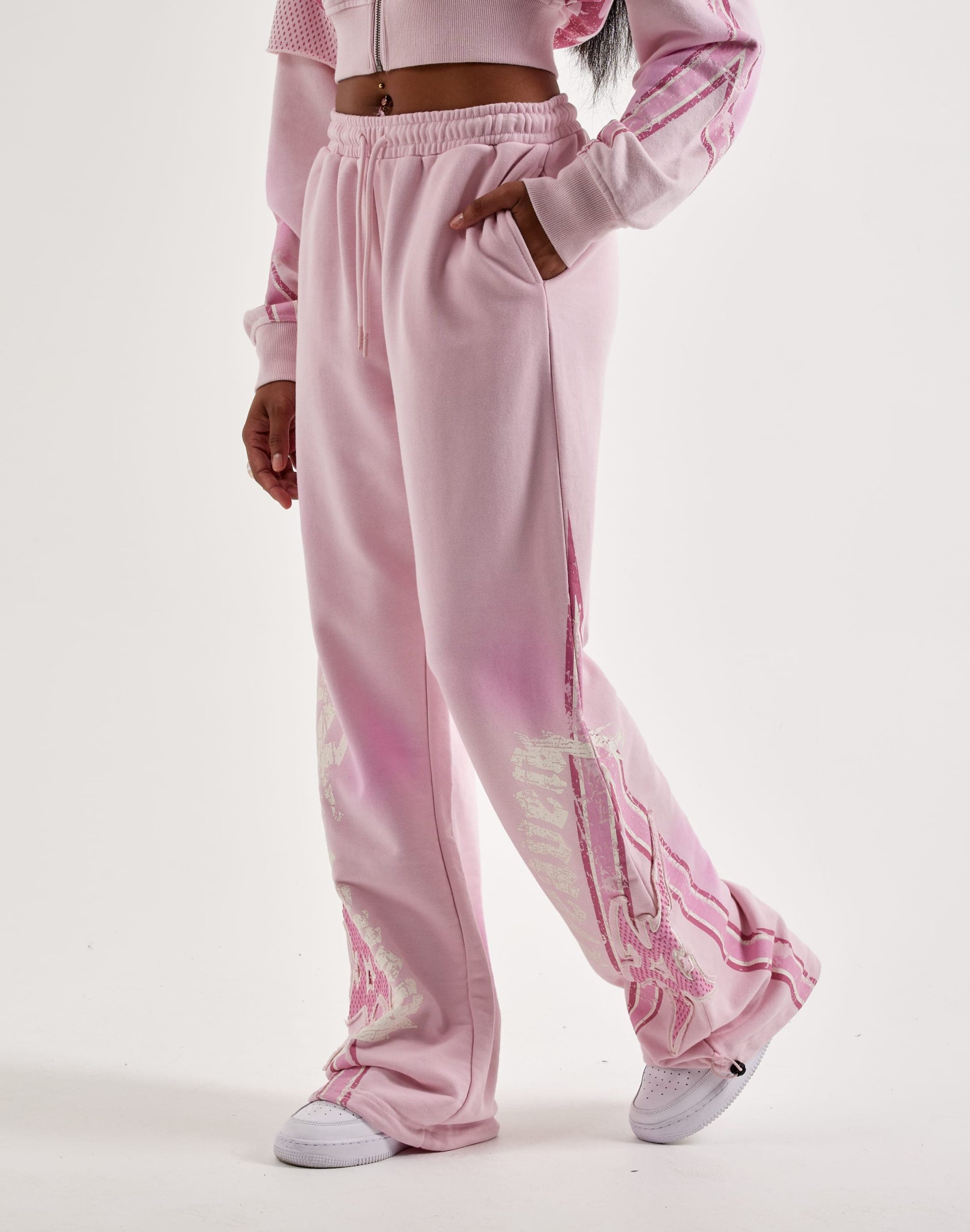 Smoke Rise Wide-Leg Fleece Sweatpants
