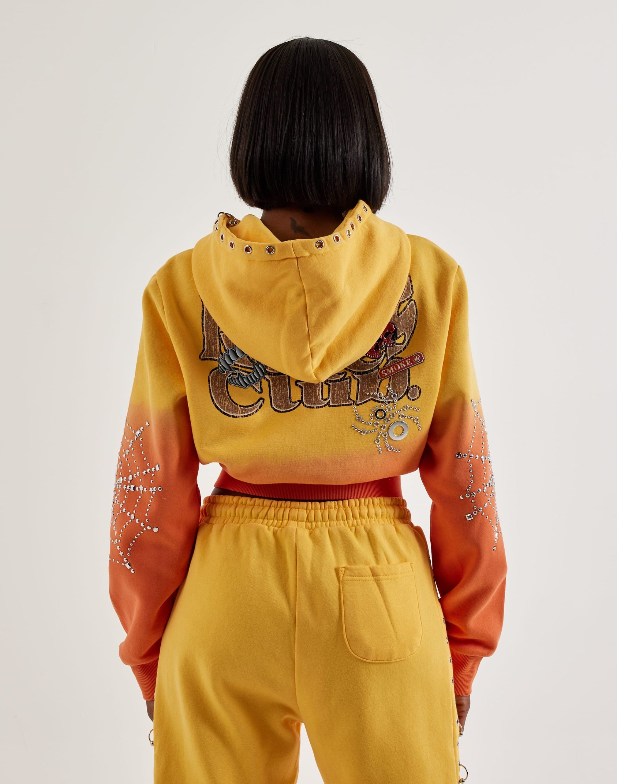 Smoke Rise Full-Zip Dip-Dye Fleece Hoodie - Image 2