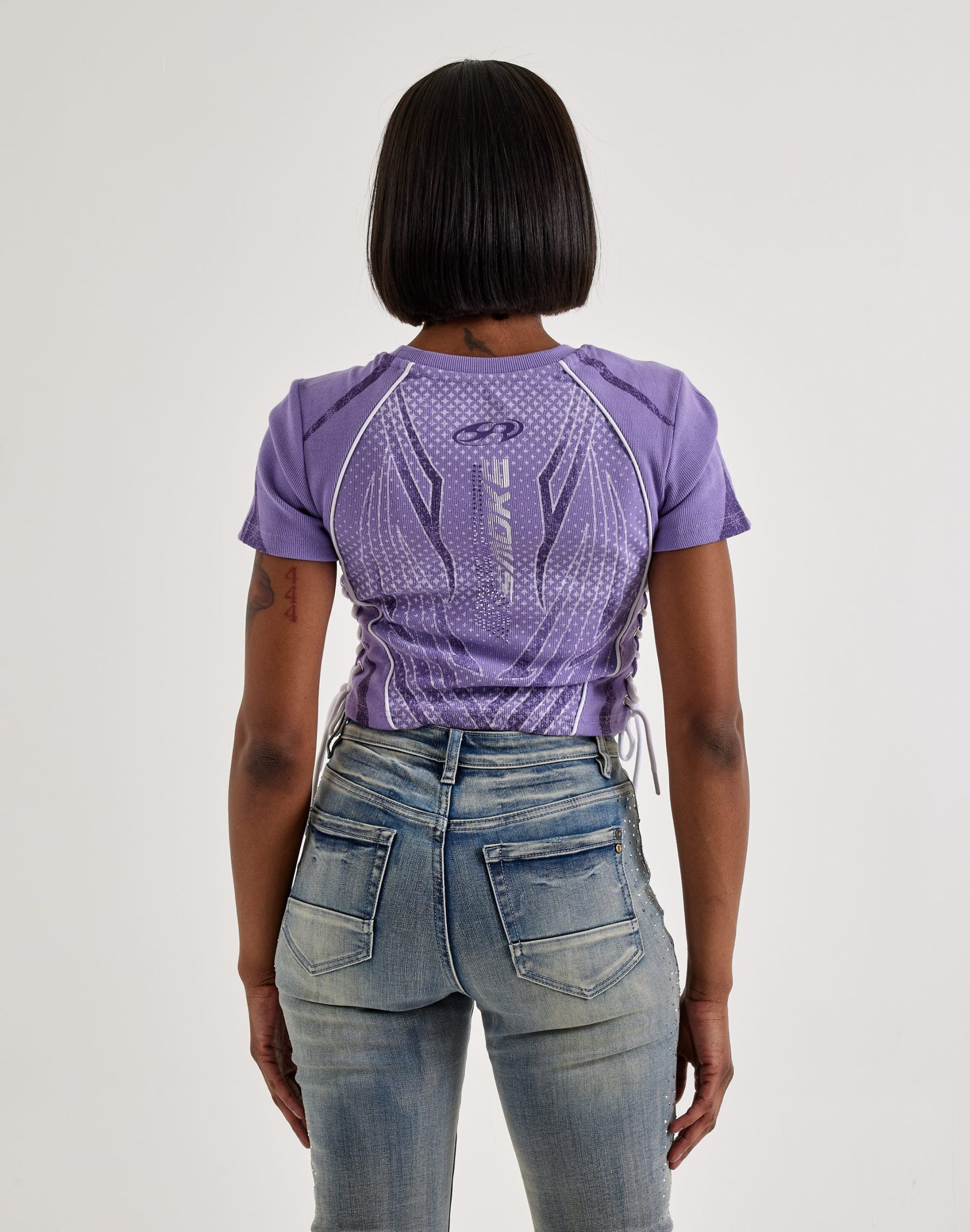 Smoke Rise Fitted Ribbed Tee - Image 3