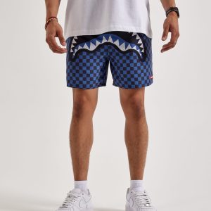 Sprayground Midnight Magic Sharks In Paris Swim Shorts