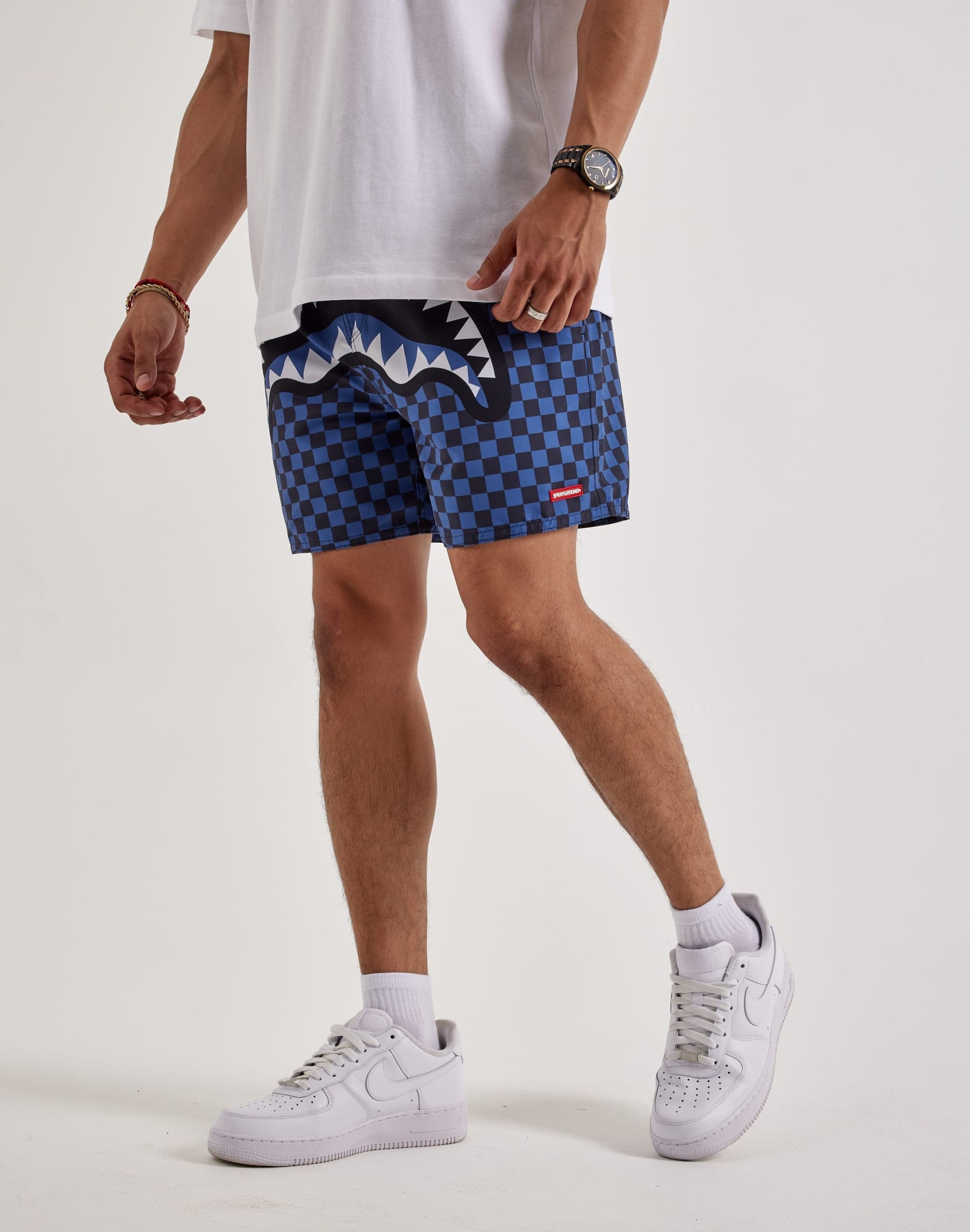 Sprayground Midnight Magic Sharks In Paris Swim Shorts - Image 2
