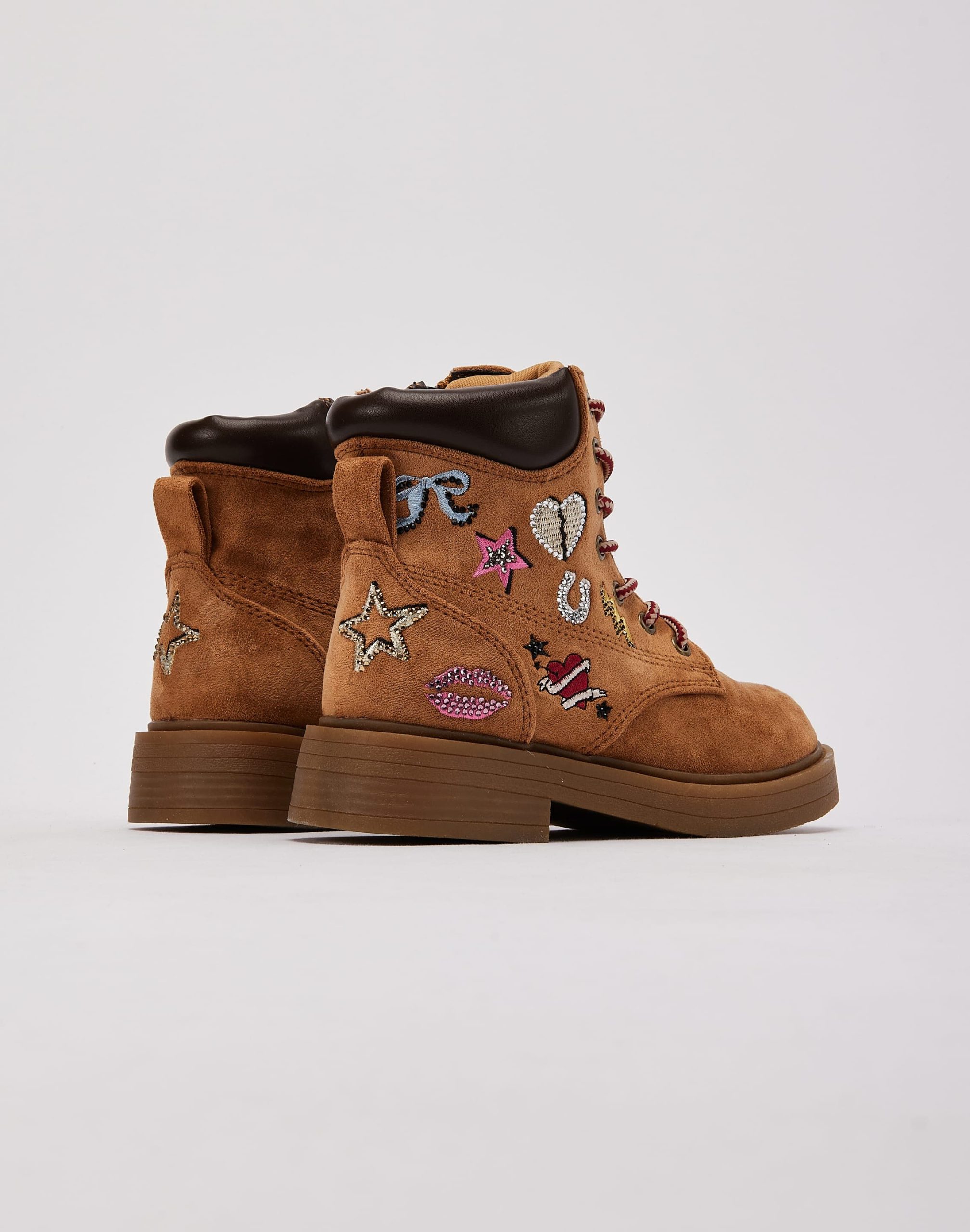 Steve Madden Jumble Combat Boots Pre-School - Image 3