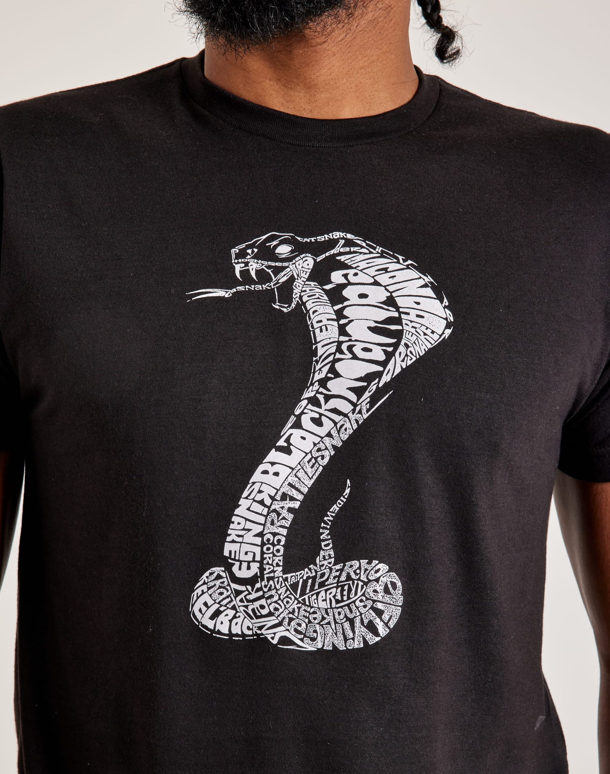 LA Pop Art Word Art Cobra Tee - Image 2