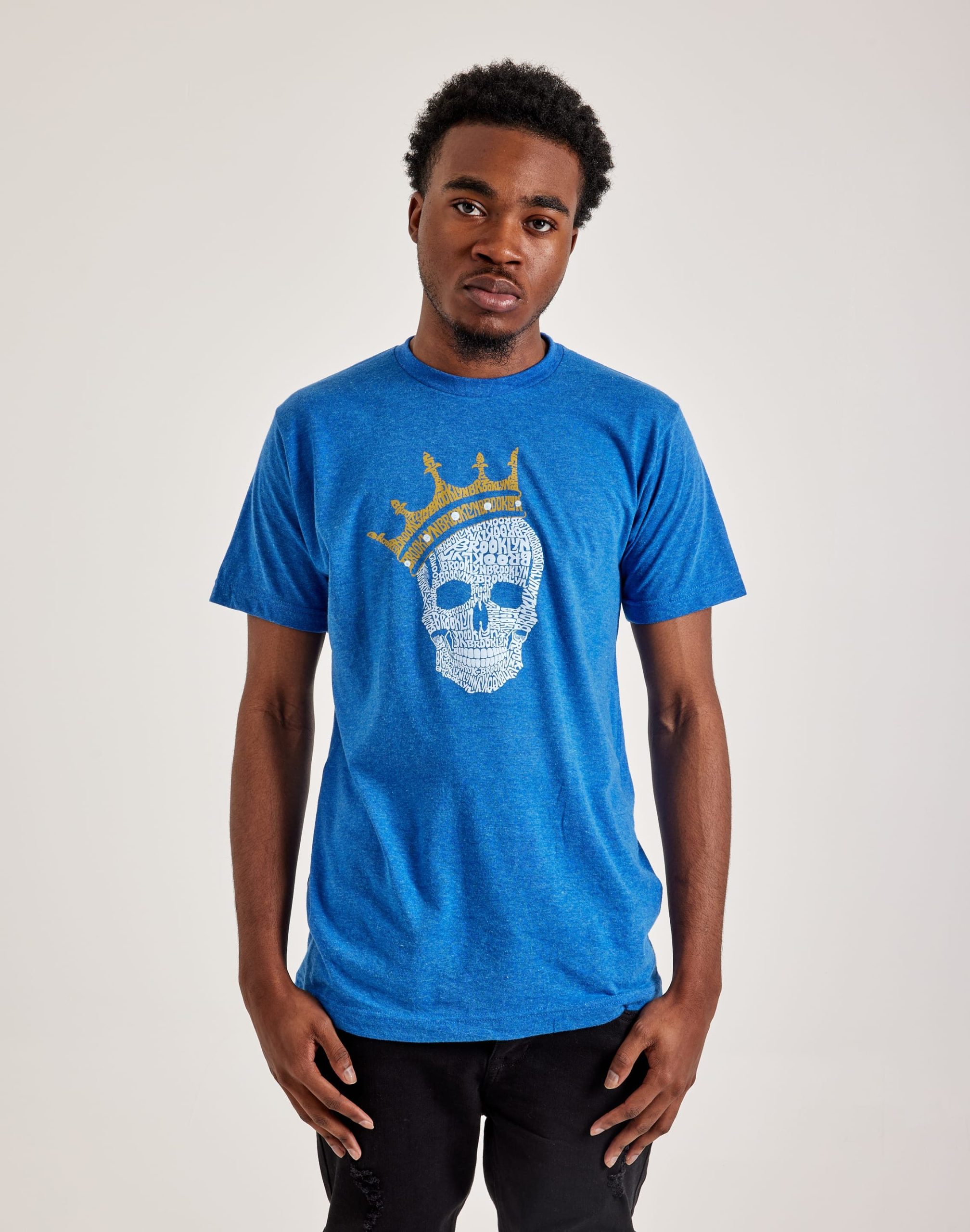 LA Pop Art Word Art Brooklyn Crown Tee