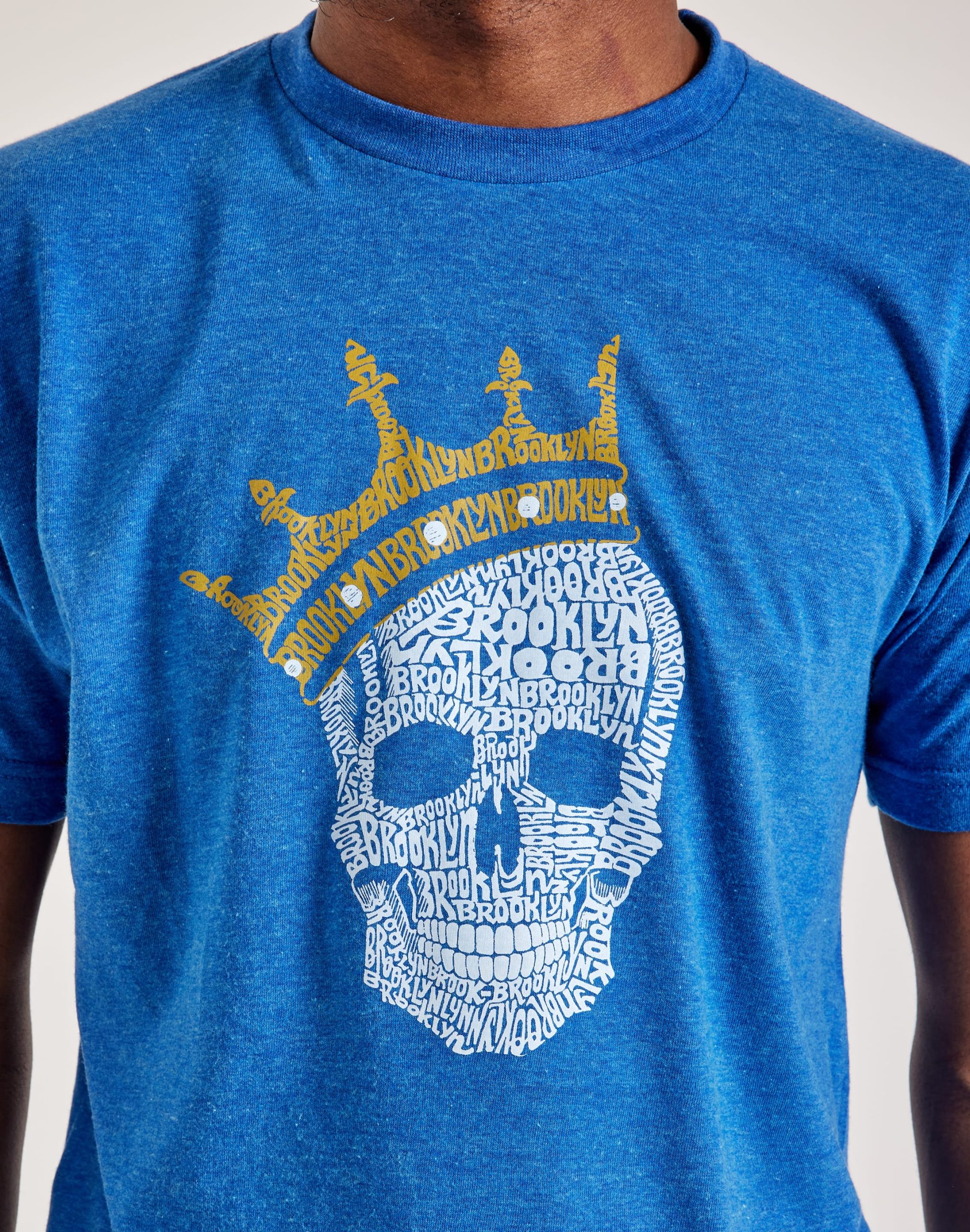 LA Pop Art Word Art Brooklyn Crown Tee - Image 2