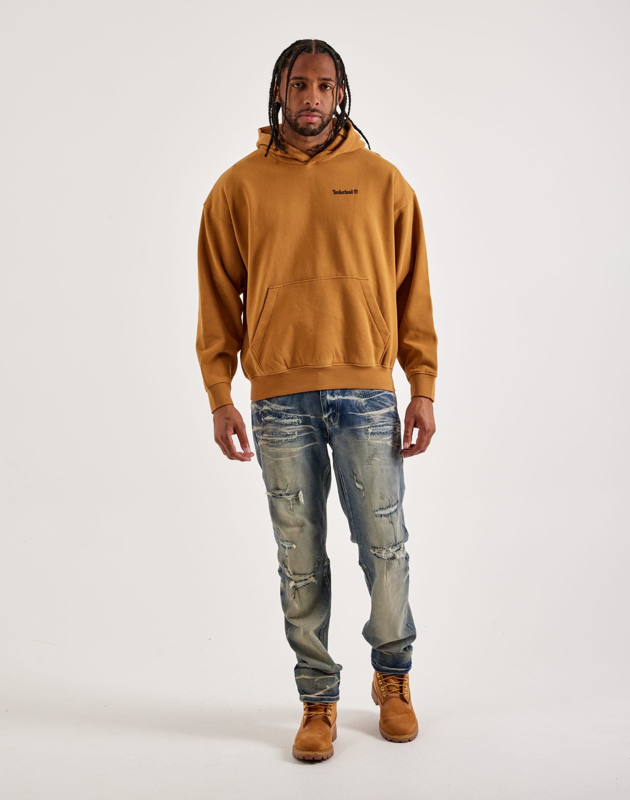 Timberland Footprint Fleece Pullover Hoodie - Image 4