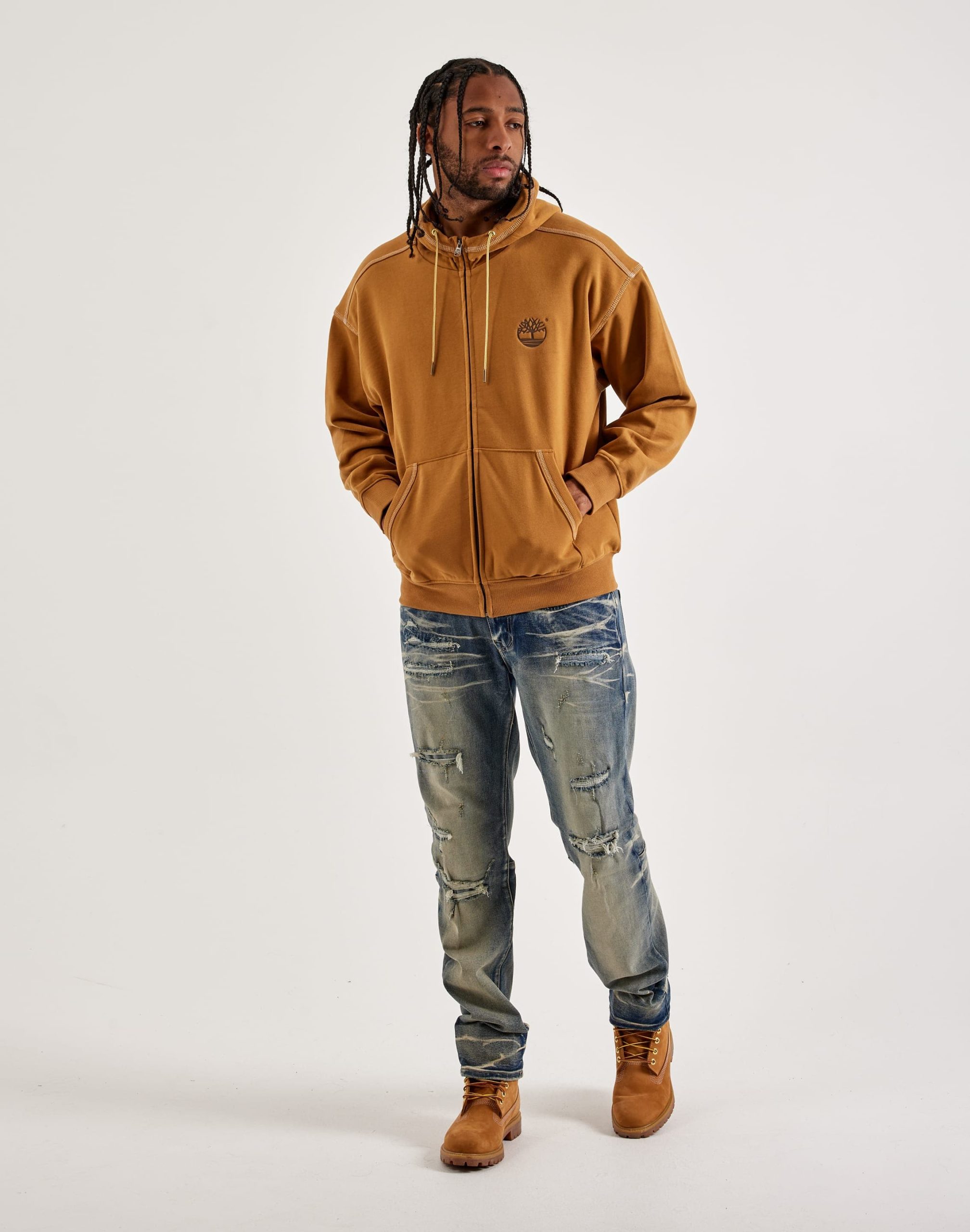 Timberland Full-Zip Fleece Hoodie - Image 4