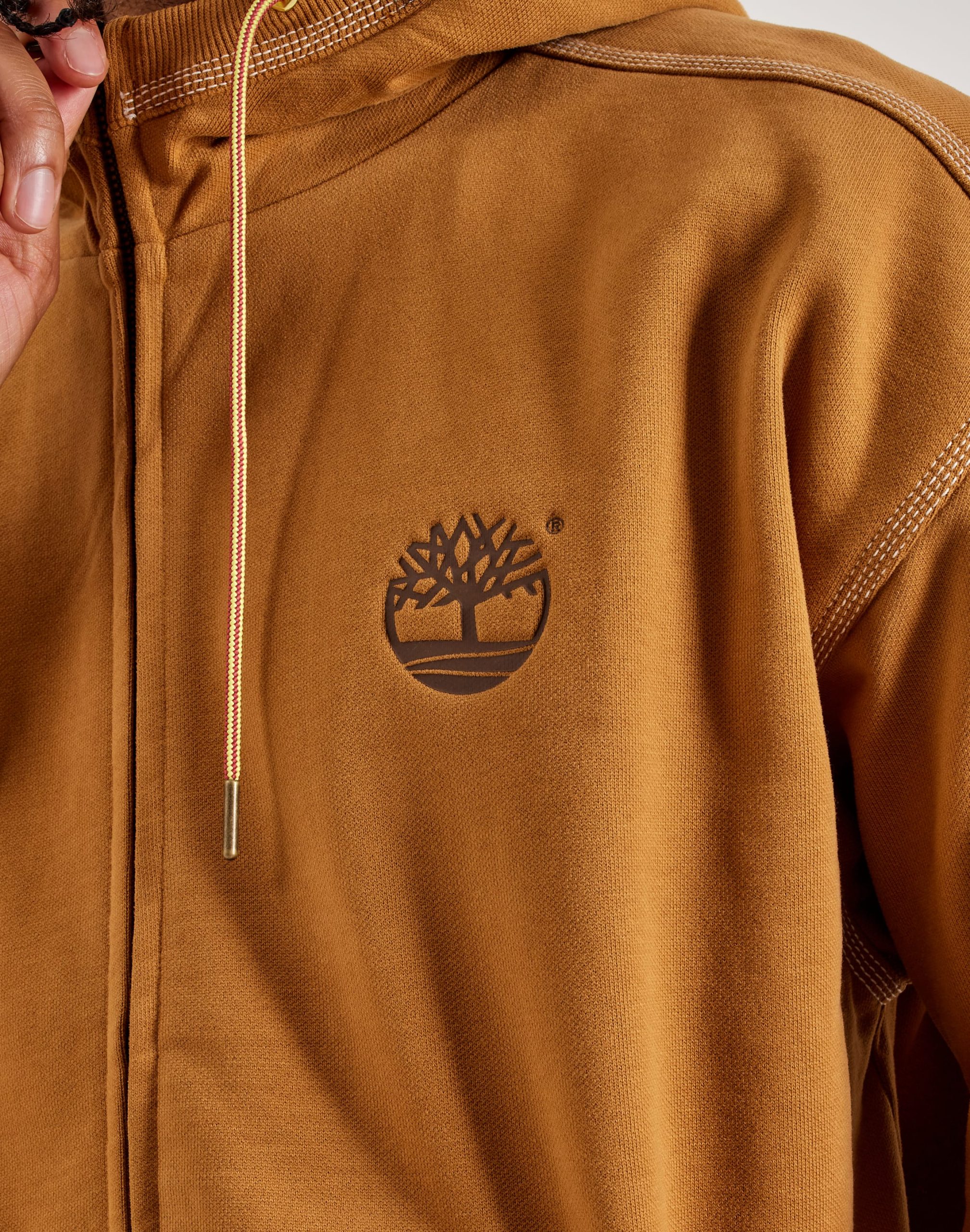 Timberland Full-Zip Fleece Hoodie - Image 2