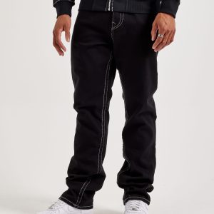 True Religion Ricky Big T Stitch Straight Denim Jeans
