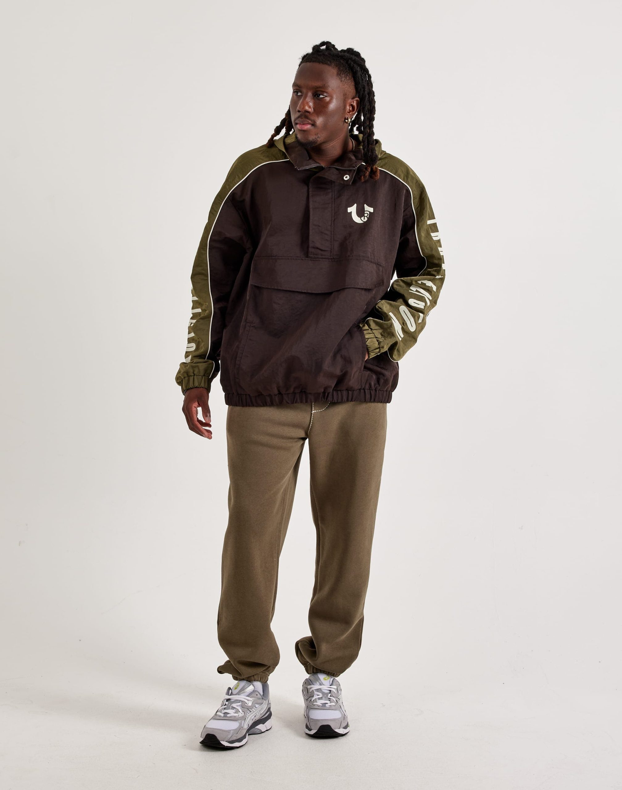 True Religion Heritage Big-T Fleece Joggers - Image 5