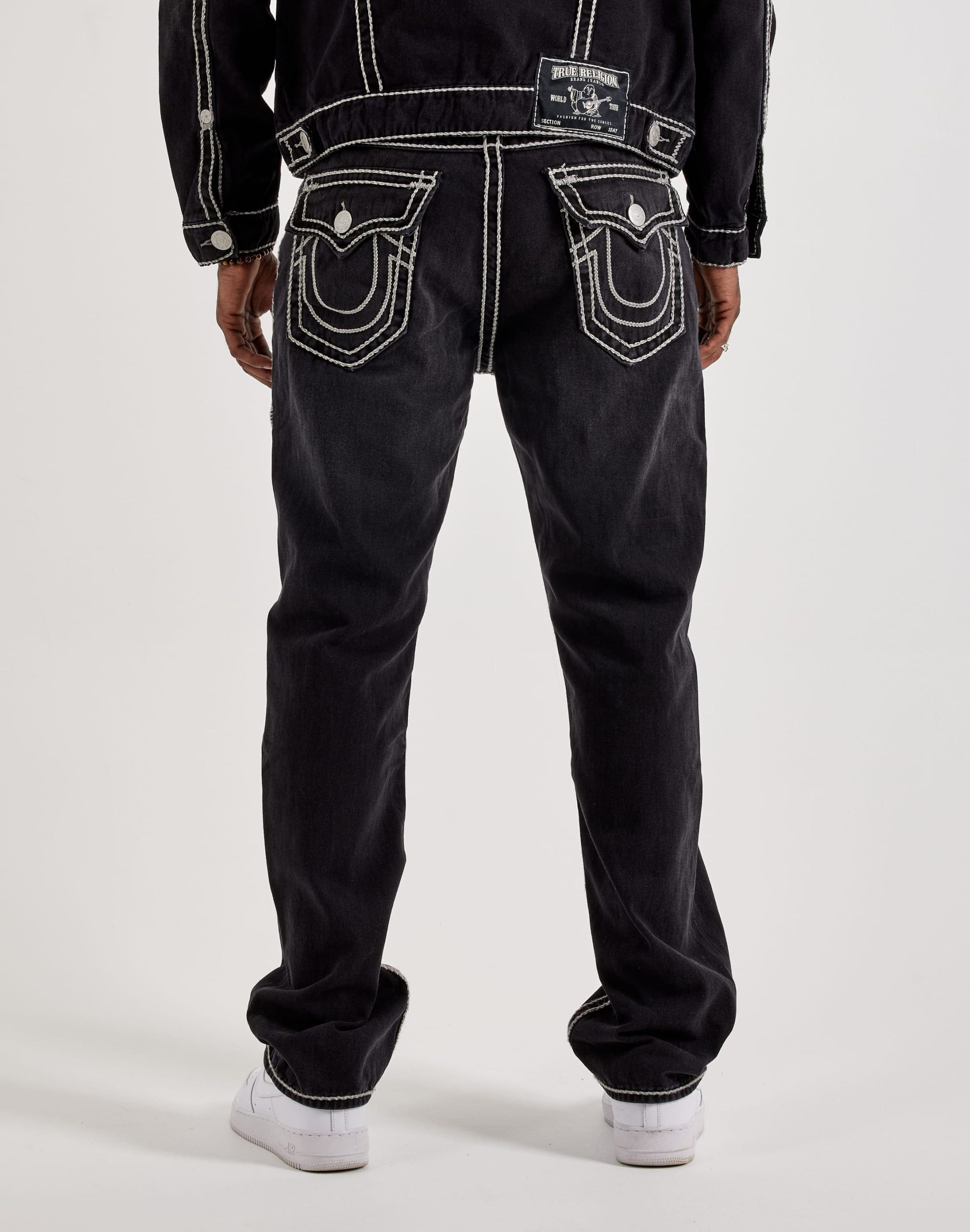 True Religion Ricky Super T Rope Stitch Slim Denim Jeans - Image 2