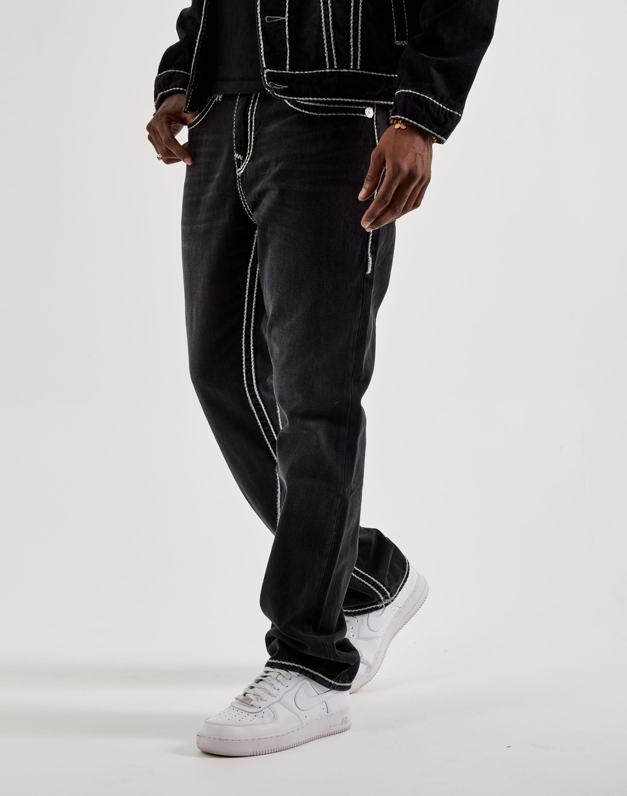 True Religion Ricky Super T Rope Stitch Slim Denim Jeans - Image 3