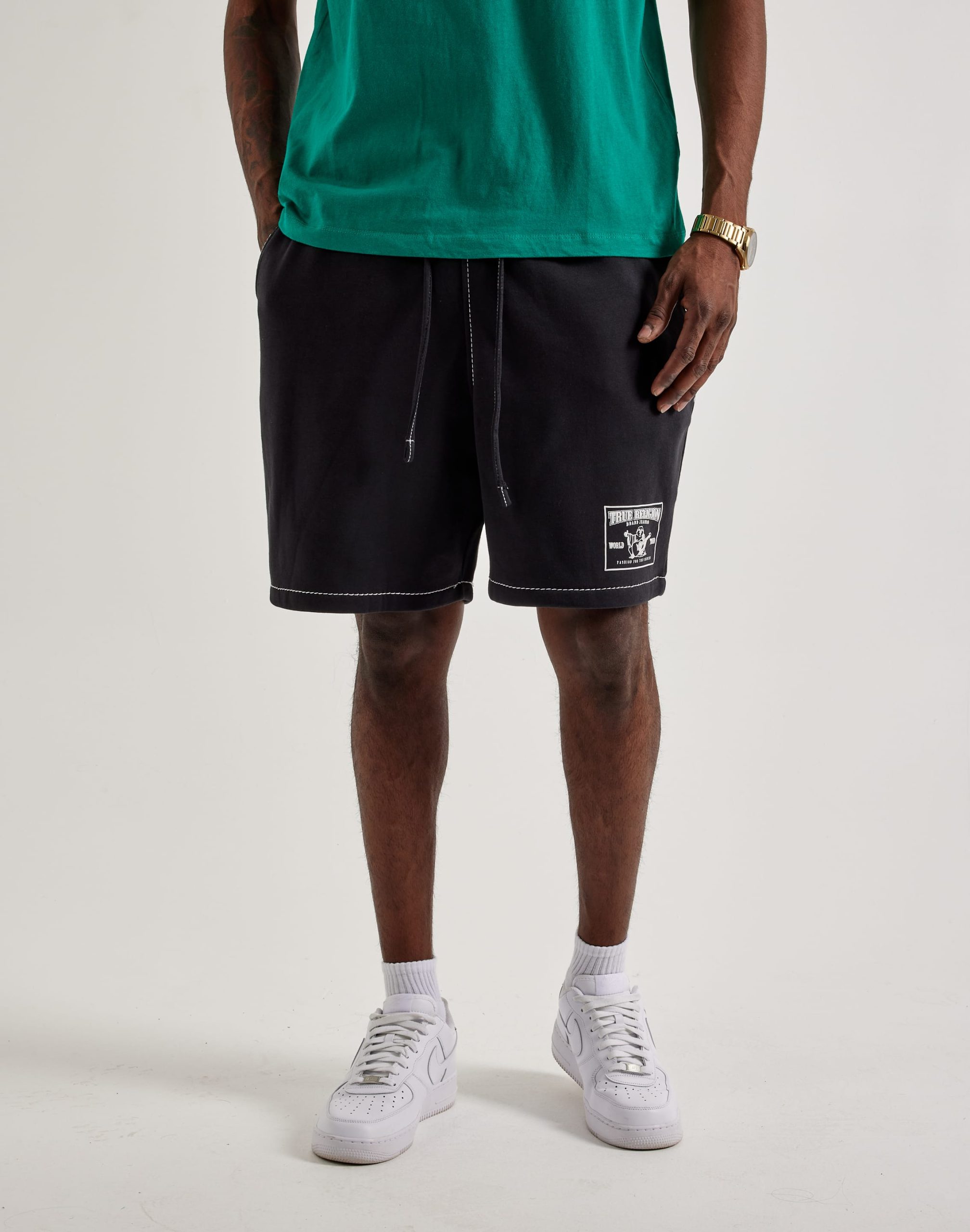 True Religion Big-T Sweat Shorts
