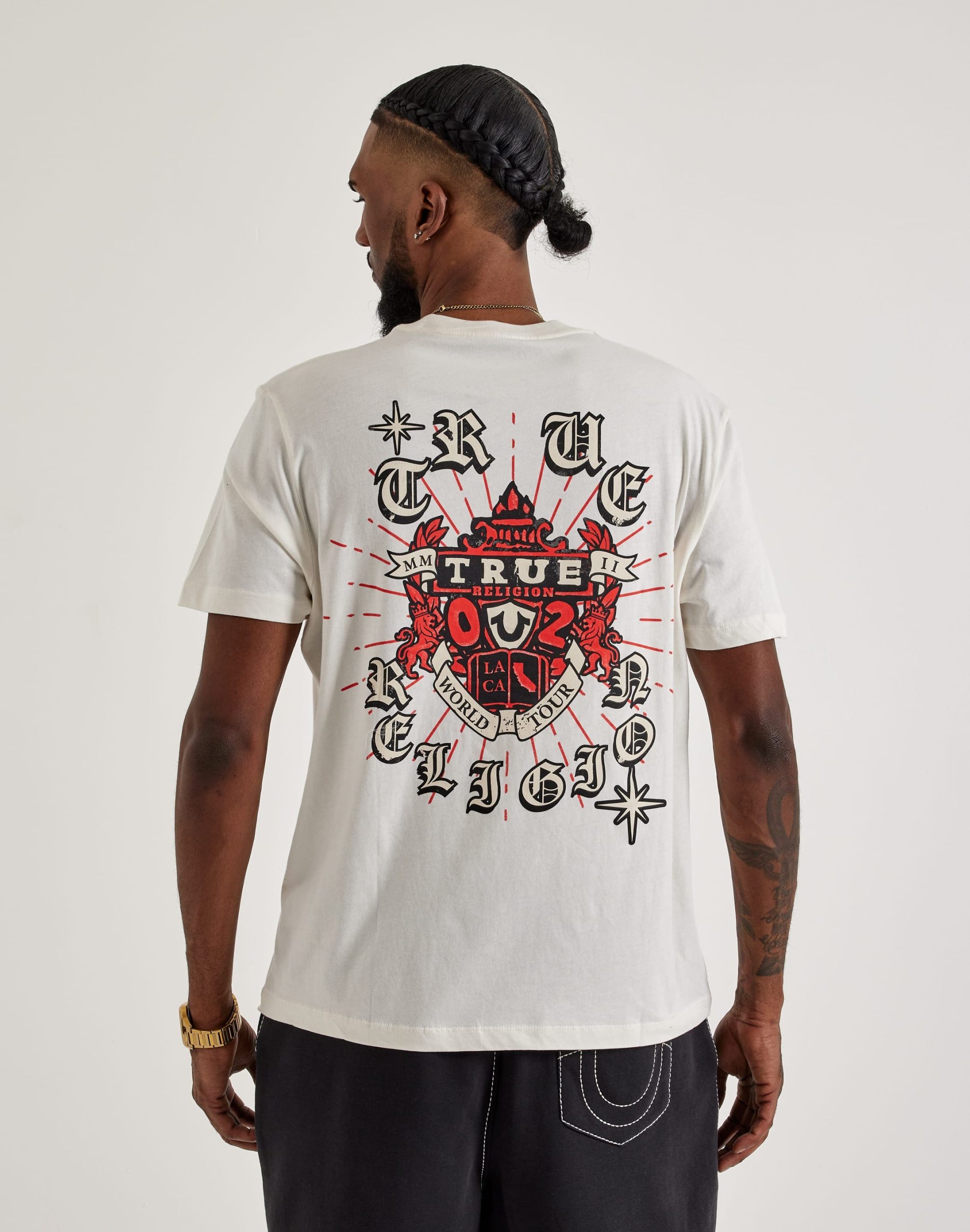 True Religion Shining Crest Tee - Image 2