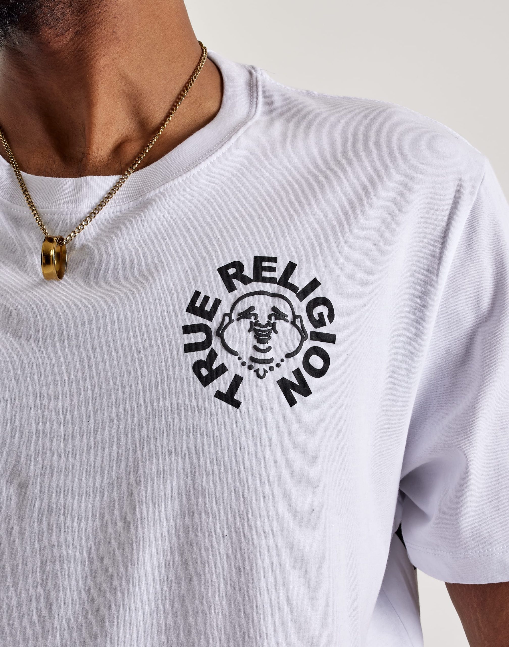 True Religion Buddha Face Tee - Image 3