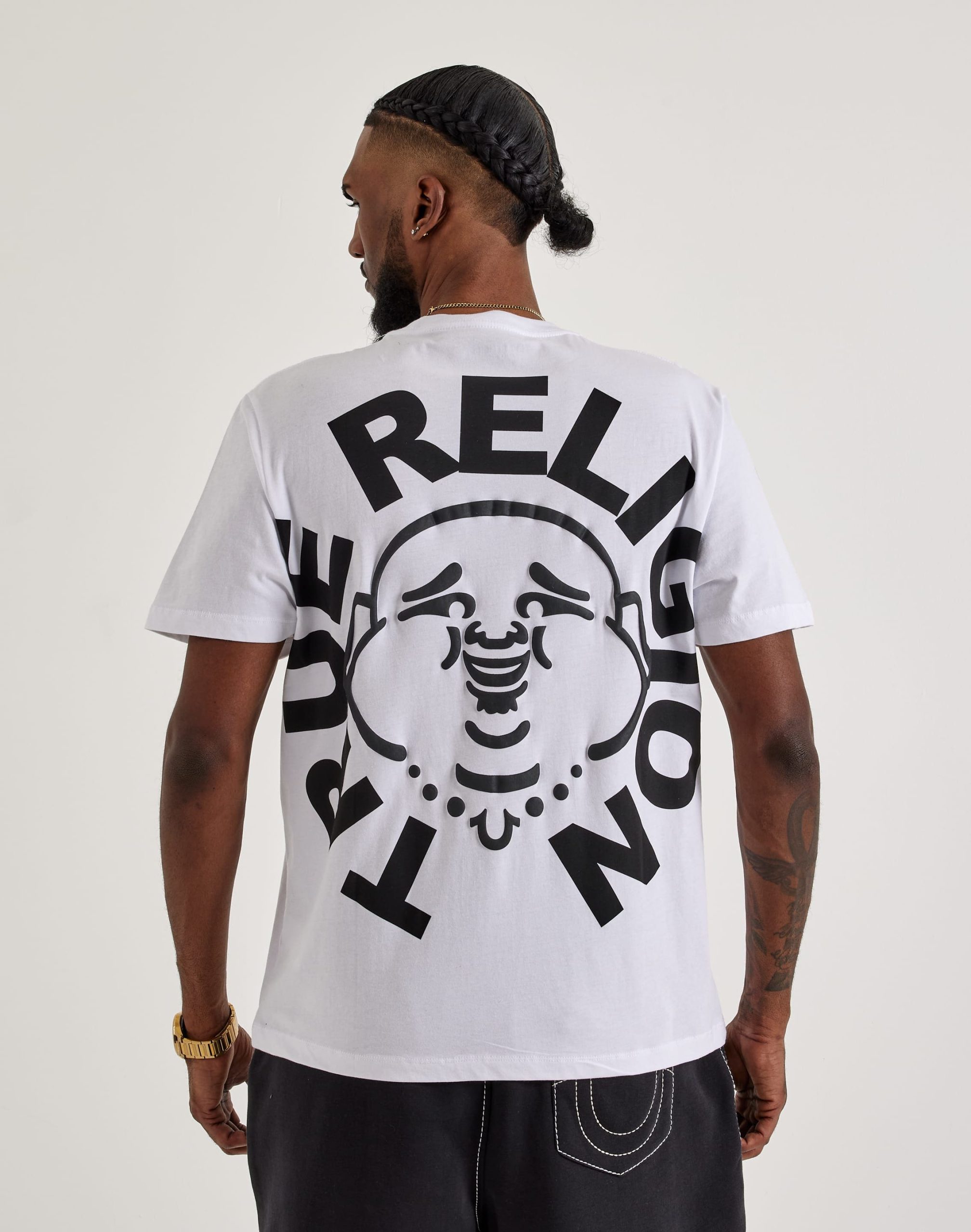 True Religion Buddha Face Tee - Image 2