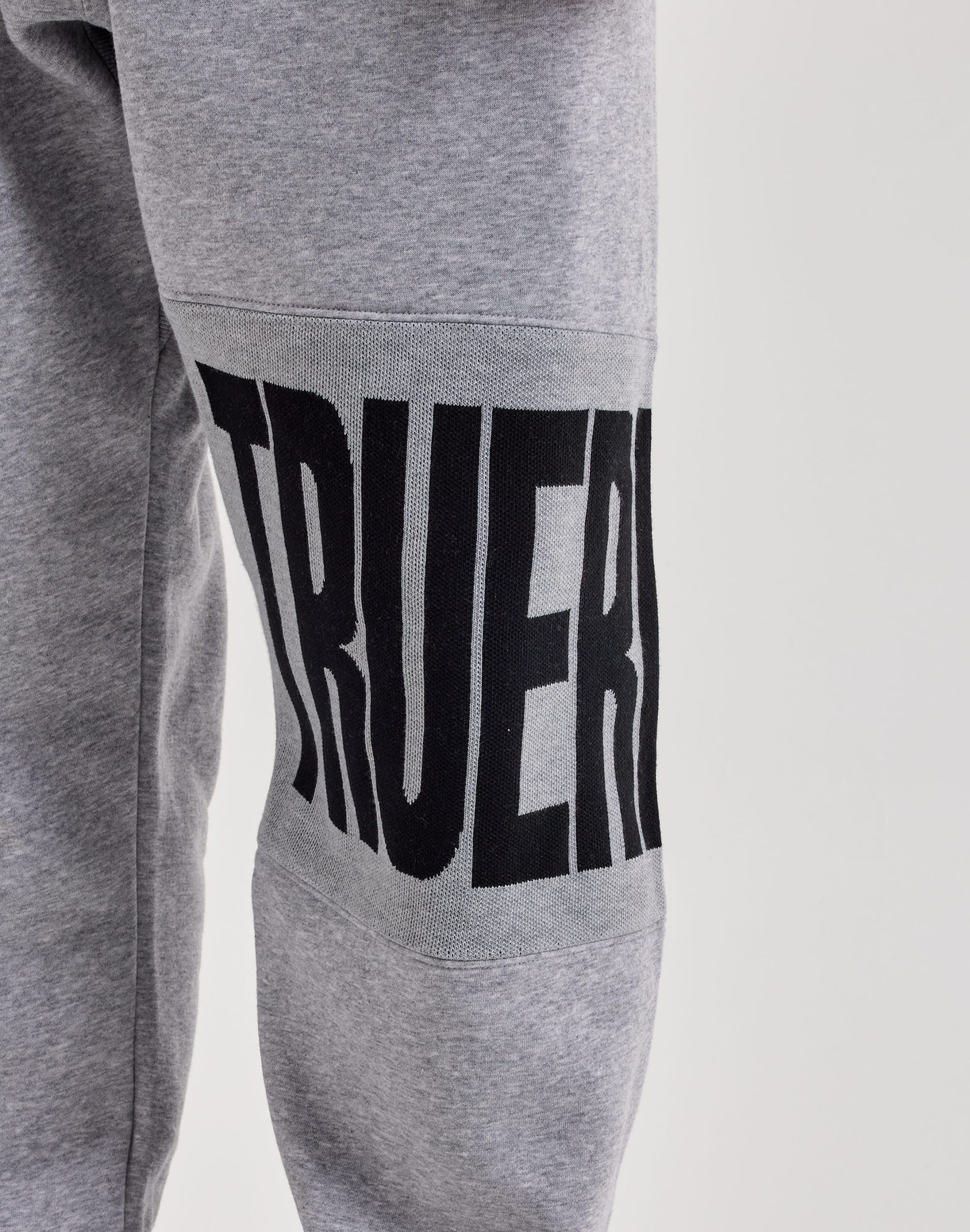 True Religion Knit Panel Fleece Joggers - Image 3
