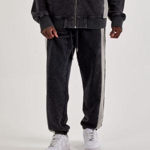 True Religion Mesh Inset Fleece Joggers