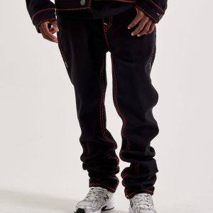 True Religion Rocco Stacked Super T Flap Denim Jeans