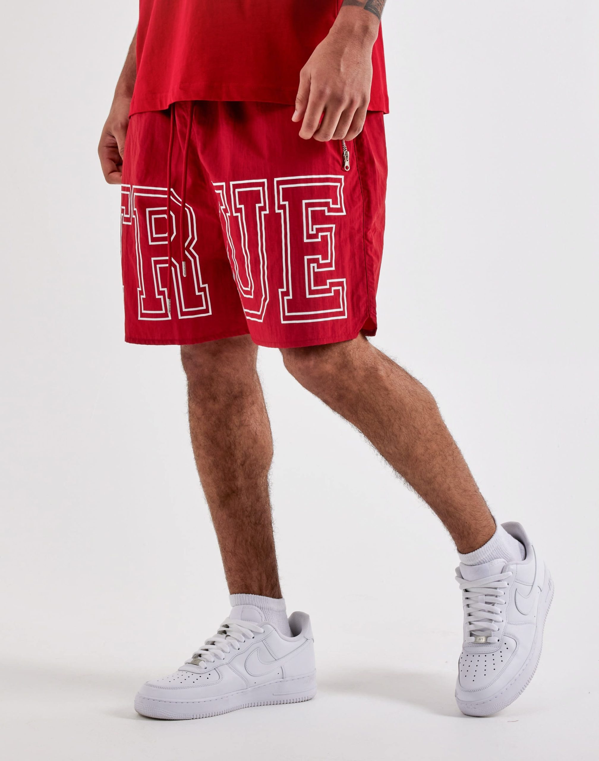 True Religion Block Logo Nylon Shorts - Image 2