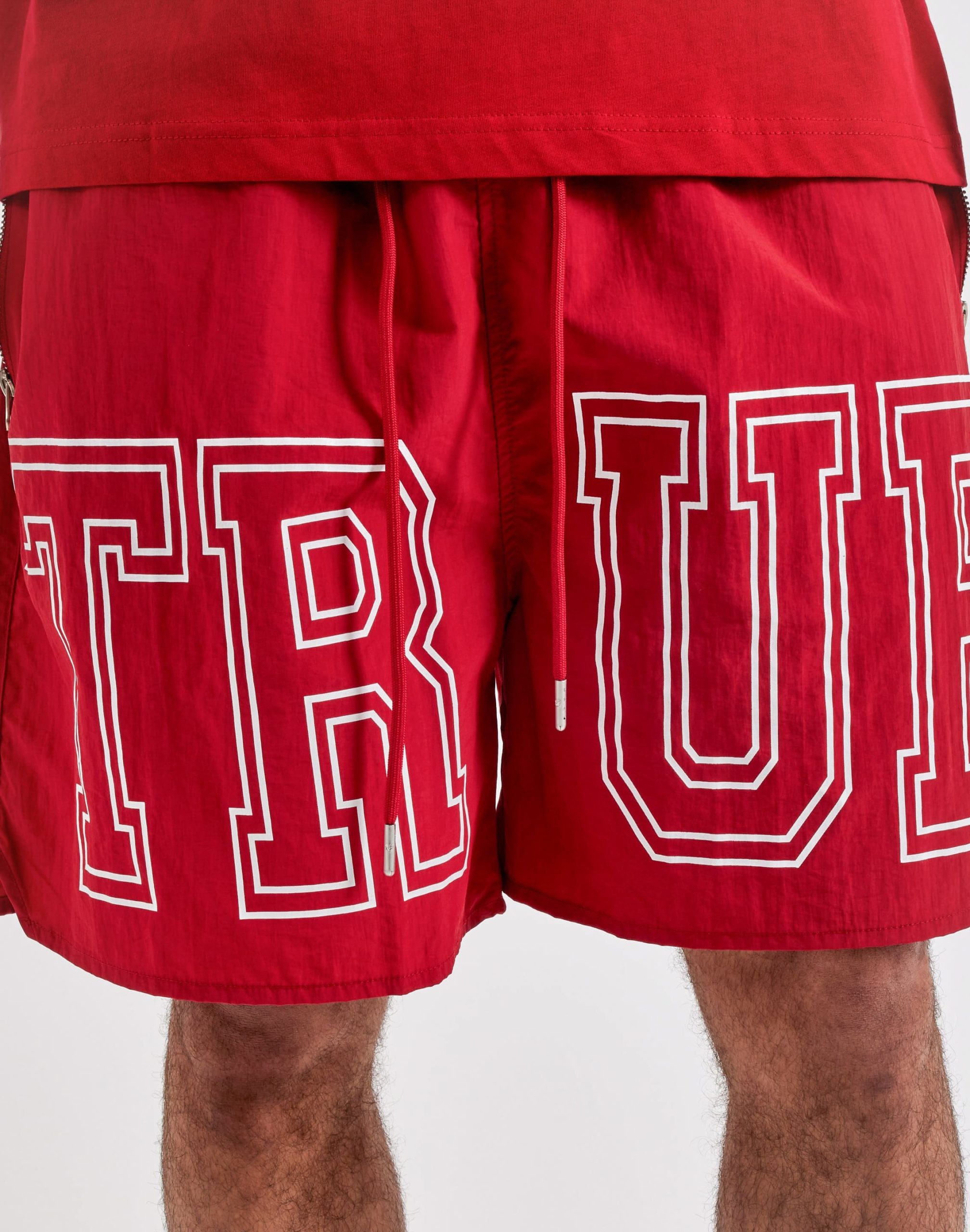 True Religion Block Logo Nylon Shorts - Image 3