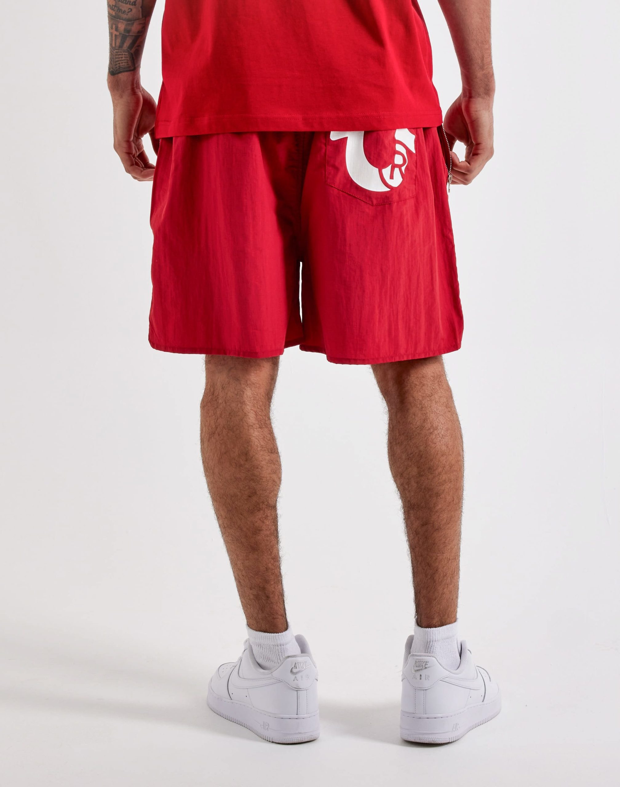 True Religion Block Logo Nylon Shorts - Image 4