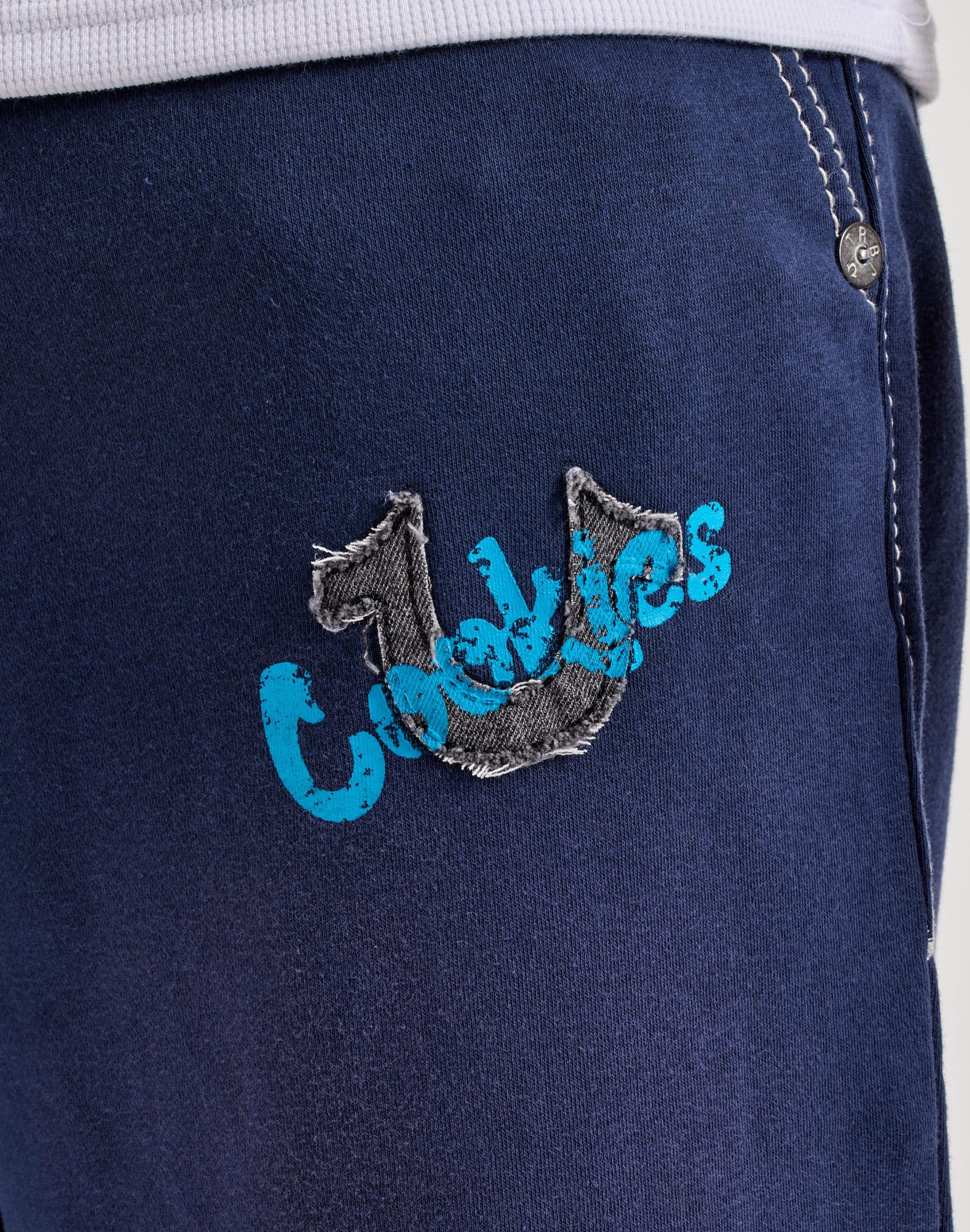 True Religion Cookies Mikey Fleece Shorts - Image 4