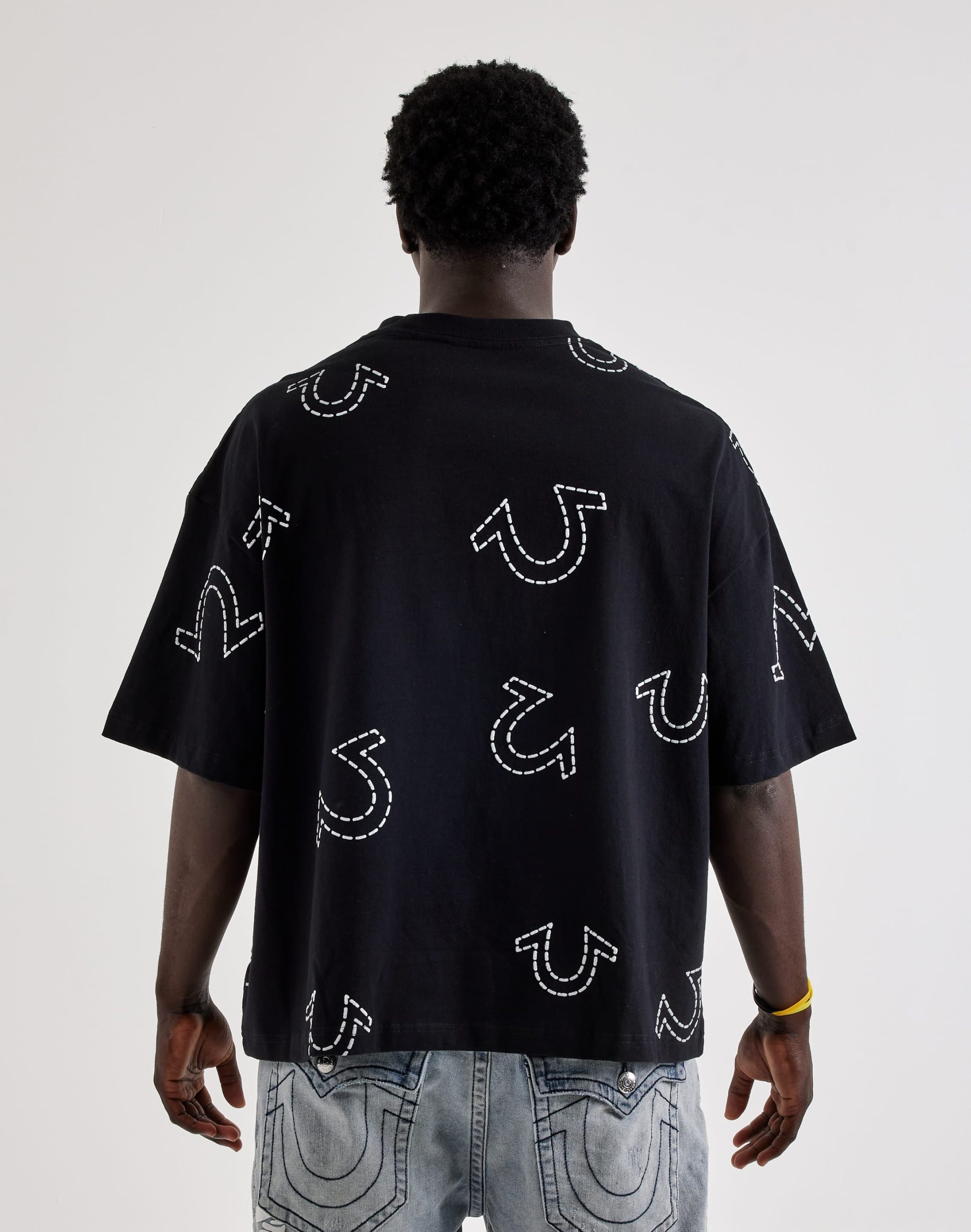 True Religion Horseshoe Oversized Tee - Image 2